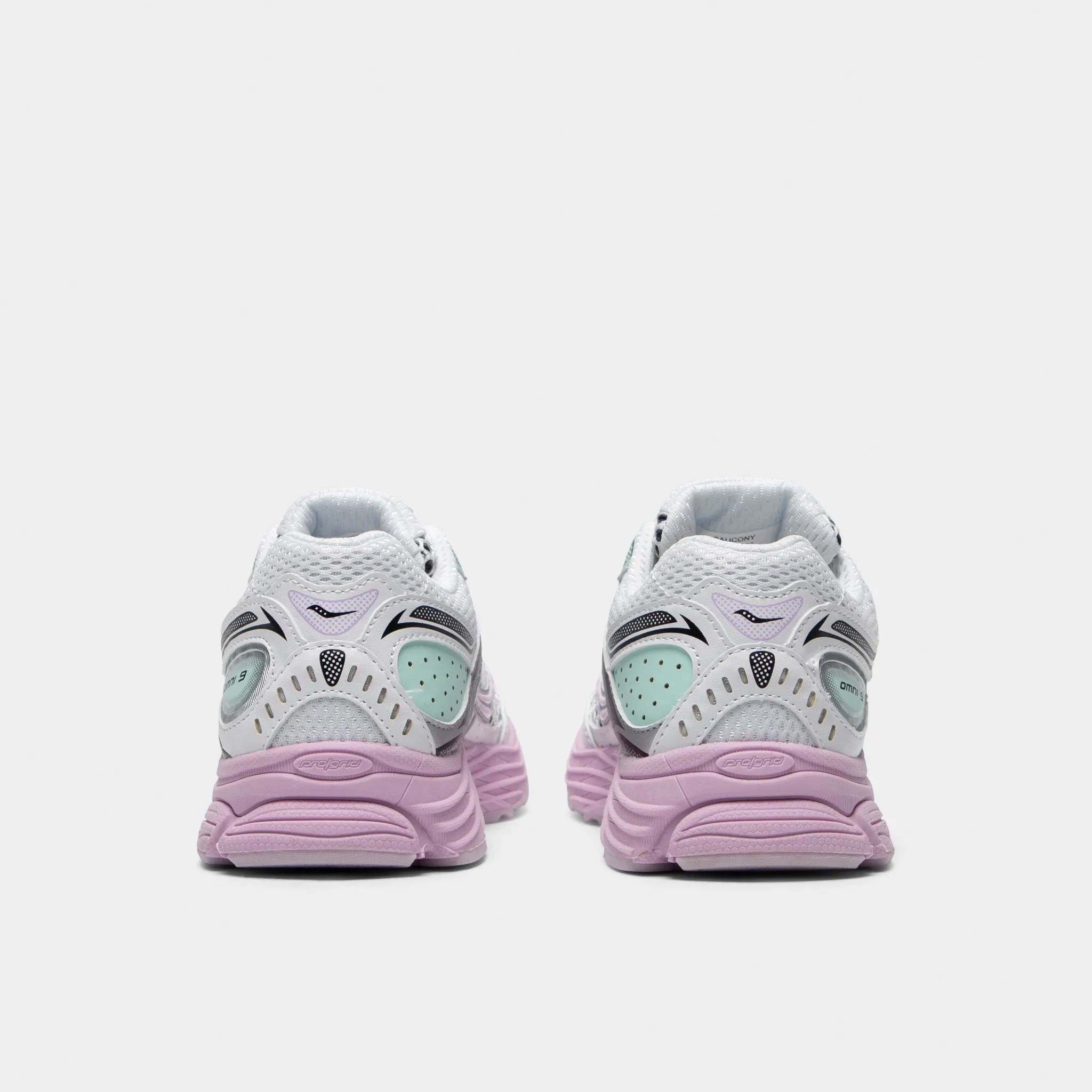 All-Purpose Comfort Peace Step Saucony Juniors' Omni 9 White / Lilac