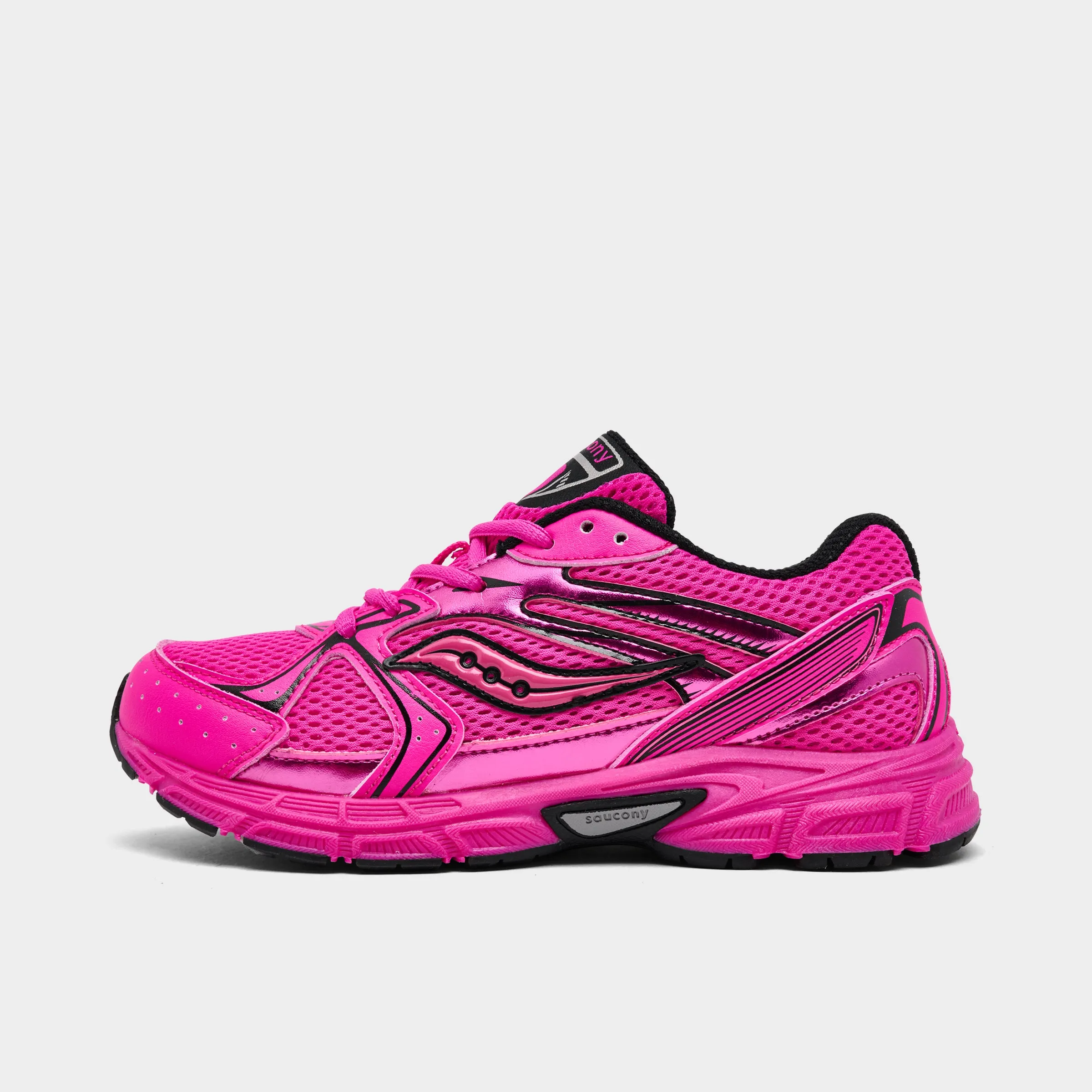 Saucony Juniors' Ride Millenium / Pink Desert Path Comfort Enhancement