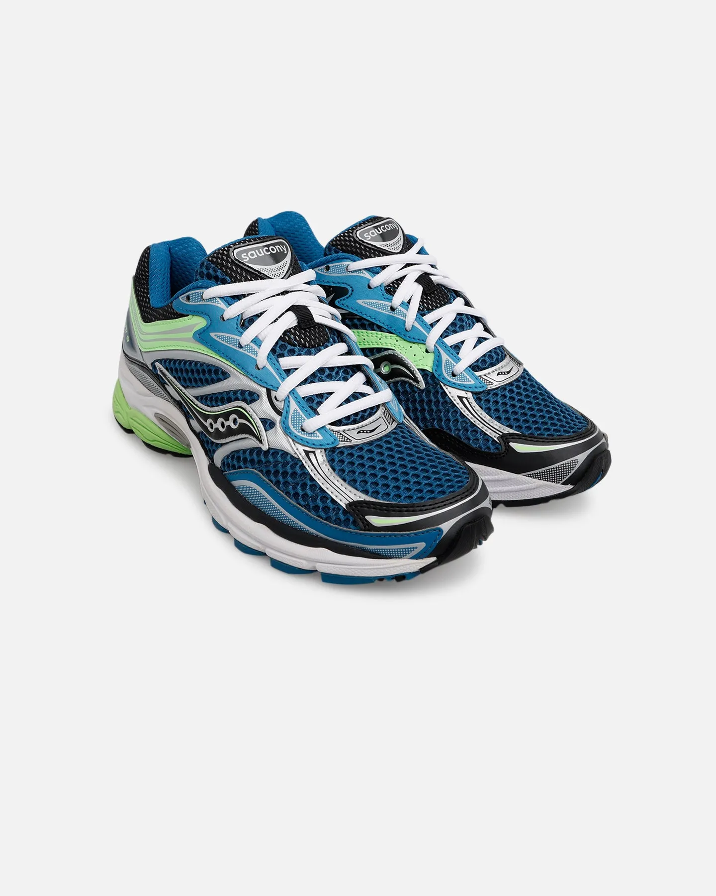 Mom Fit Media Pop Saucony ProGrid Omni 9 Blue/Lime