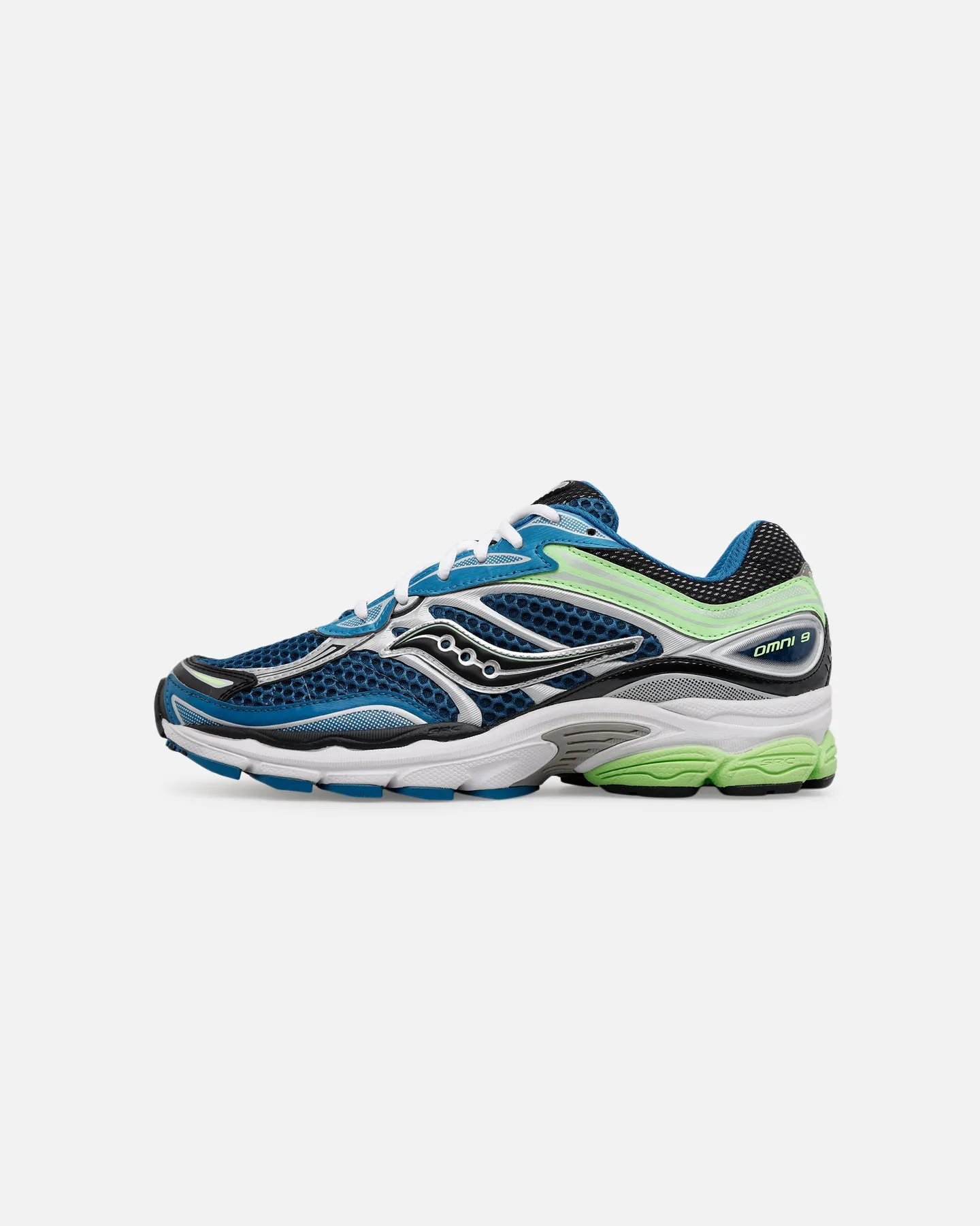 construction Saucony ProGrid Omni 9 Blue/Lime