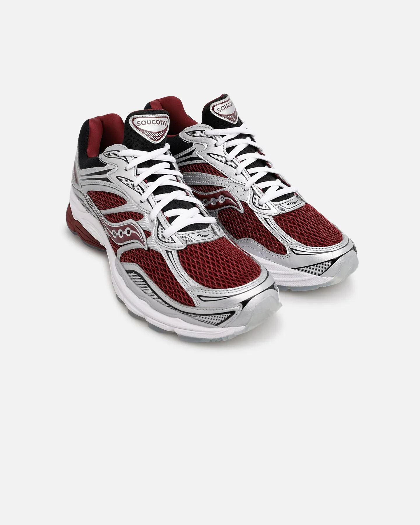 Saucony ProGrid Omni 9 Maroon/Black Ventilated Design Comfortable Wear