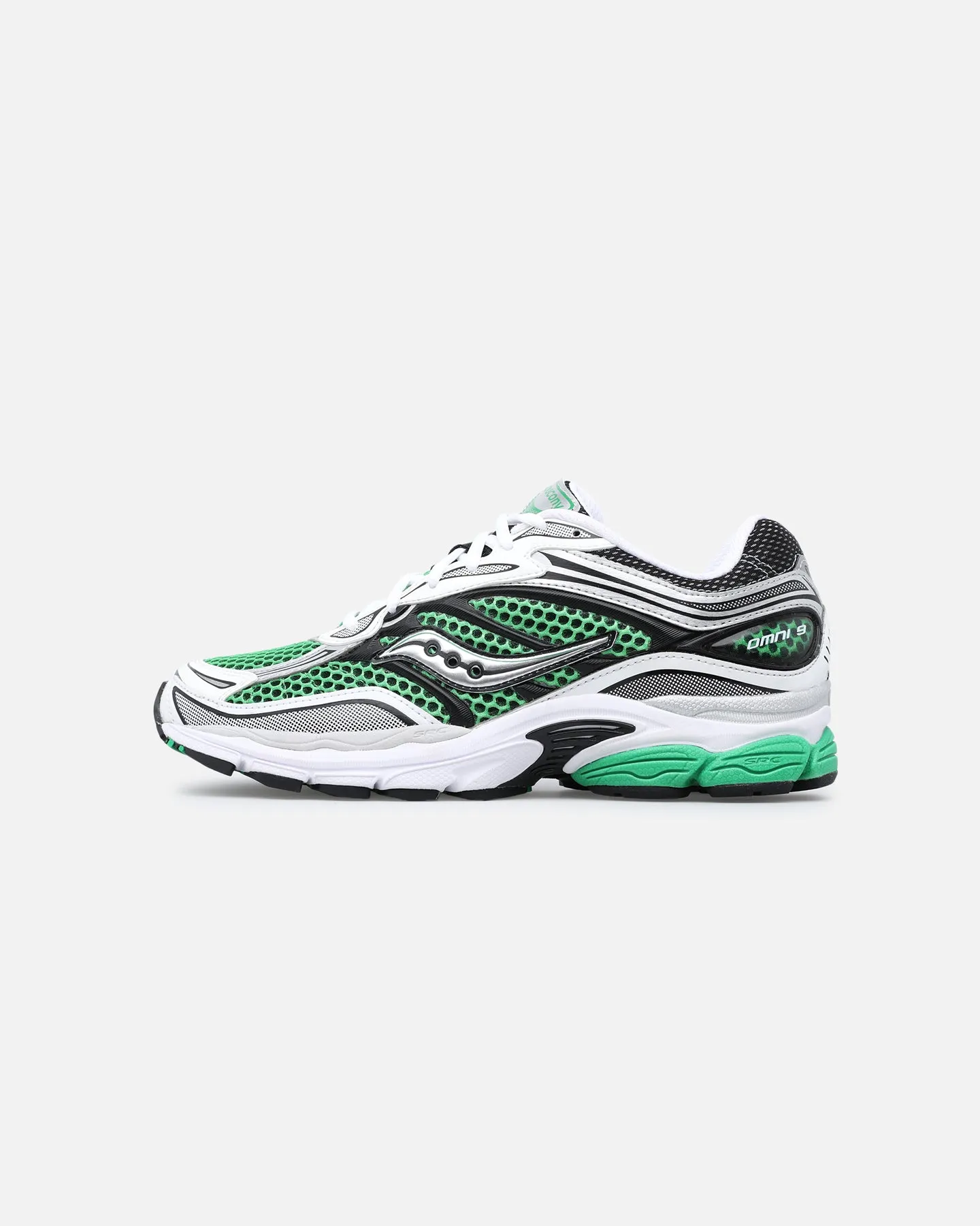 Saucony Progrid Onmi 9 Green/Silver Lace Tie