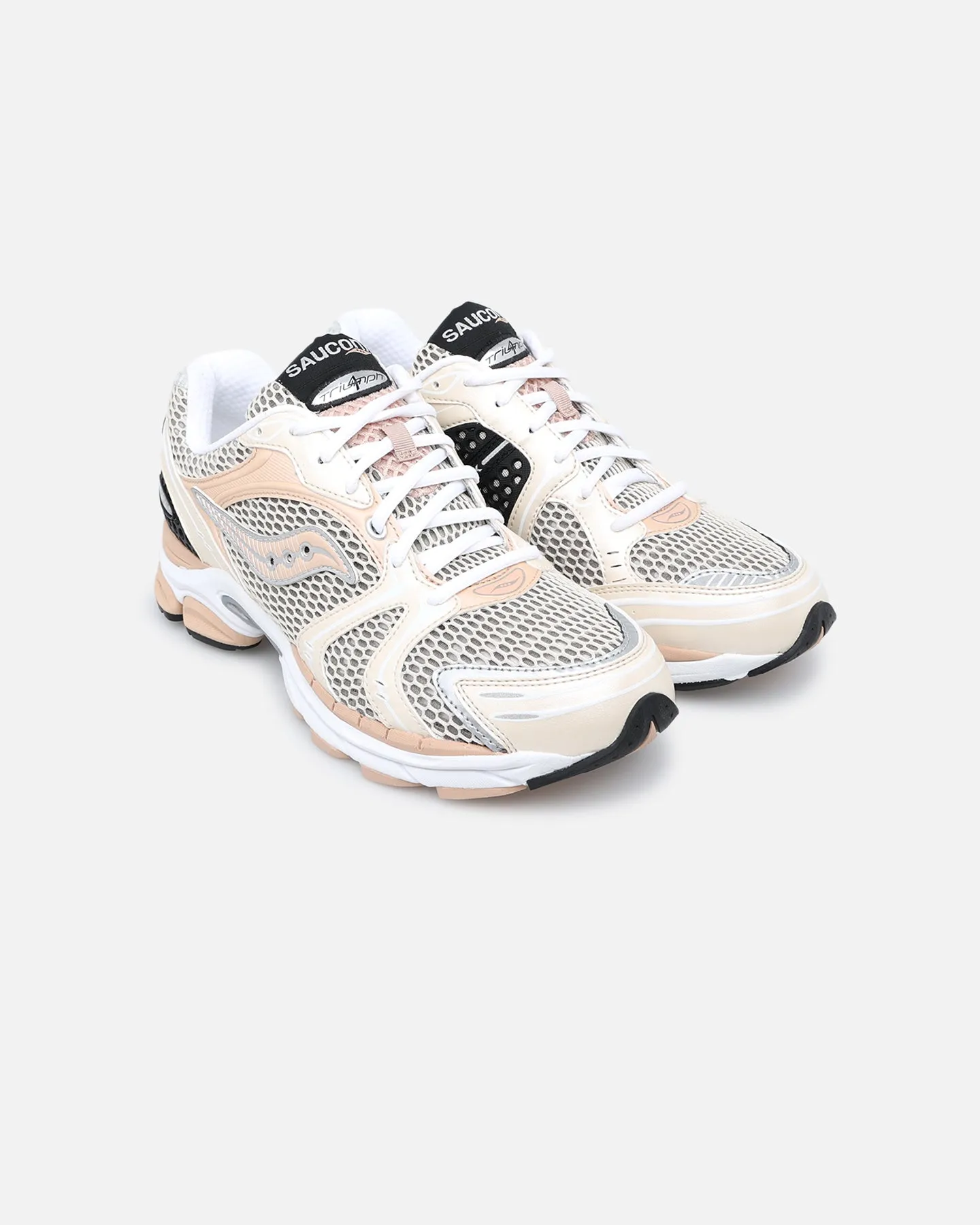 Saucony Progrid Triumph 4 Cream/Tan Dark Edge