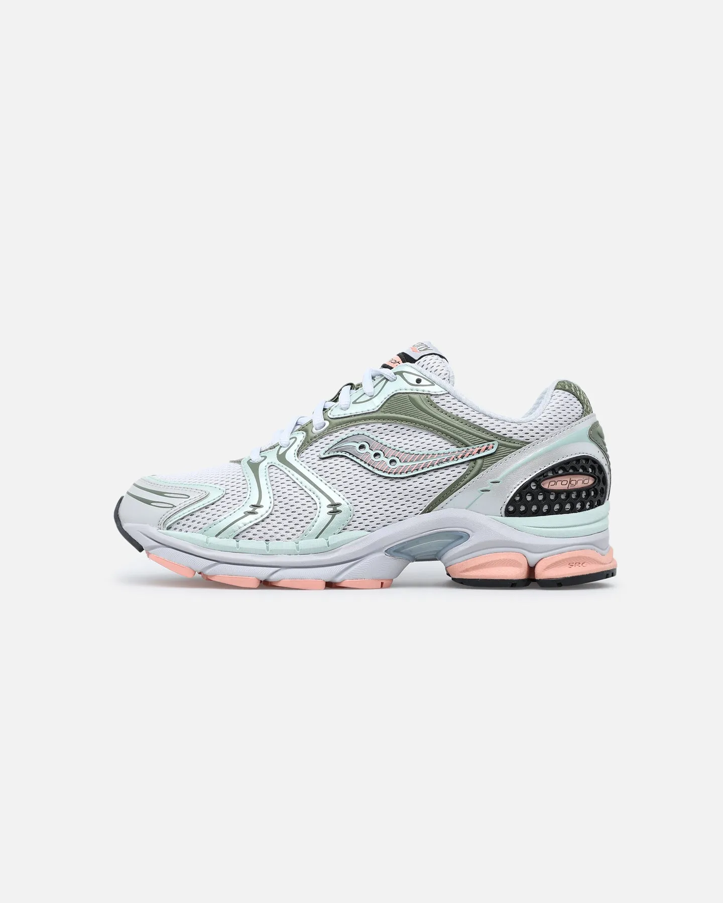 Secure fit Saucony Progrid Triumph 4 Grey/Green