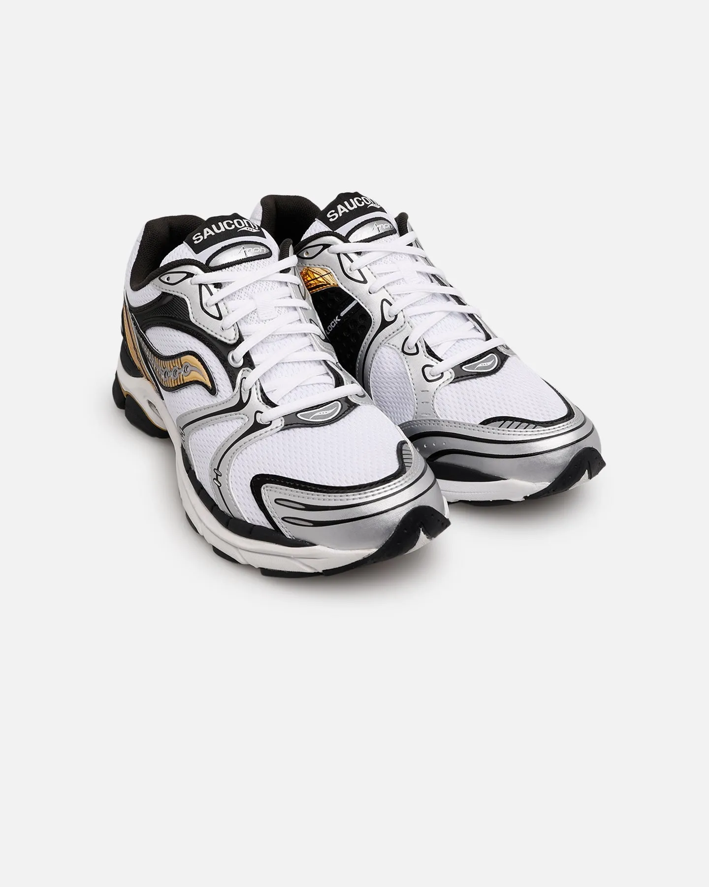 Rapid pace Saucony Progrid Triumph 4 Silver/Gold