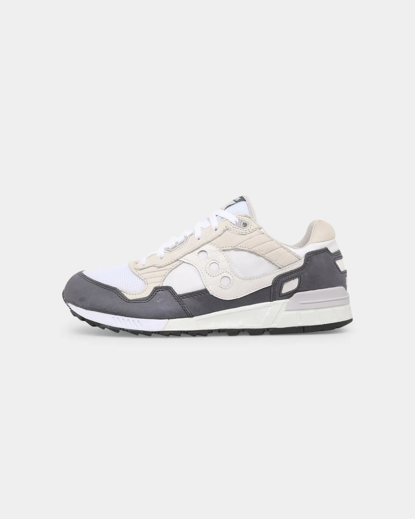 Saucony Shadow 5000 White/Navy Metal Edge