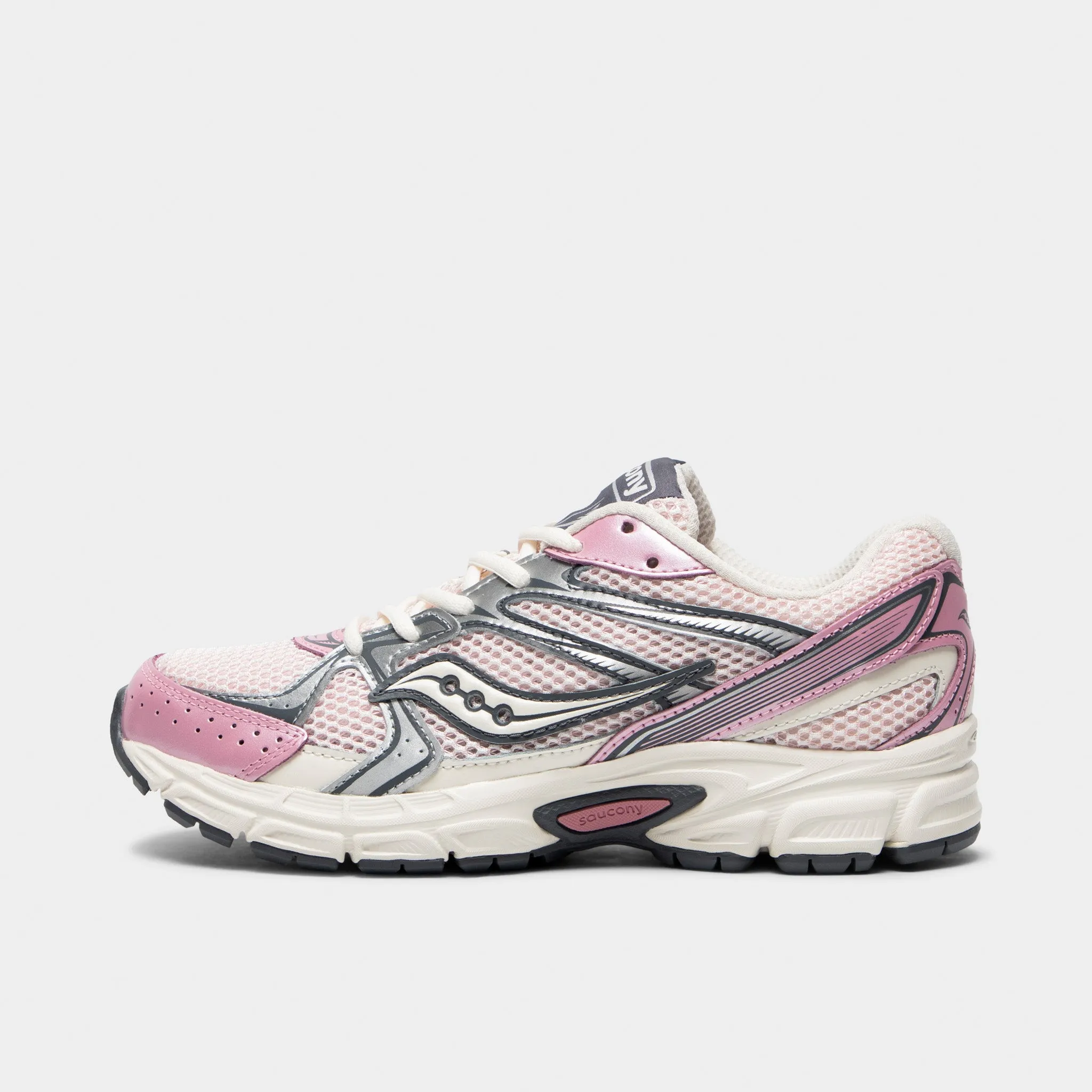 Saucony Women's Ride Millennium White / Lilac Kick Power Winter Base