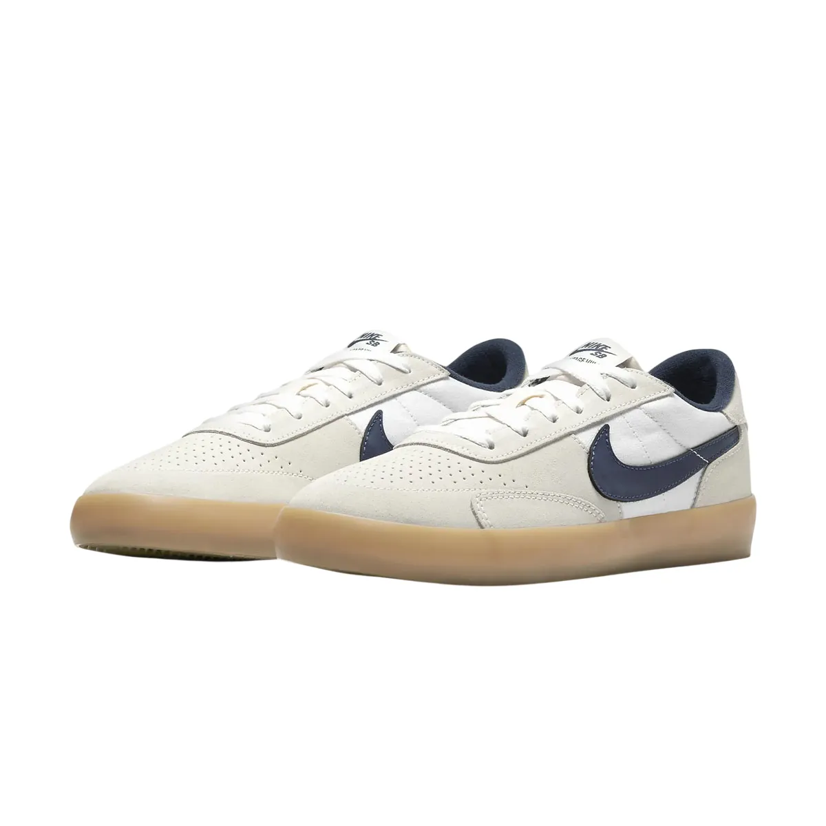 SB Heritage Vulc 'Cloud White Navy' Wide fit