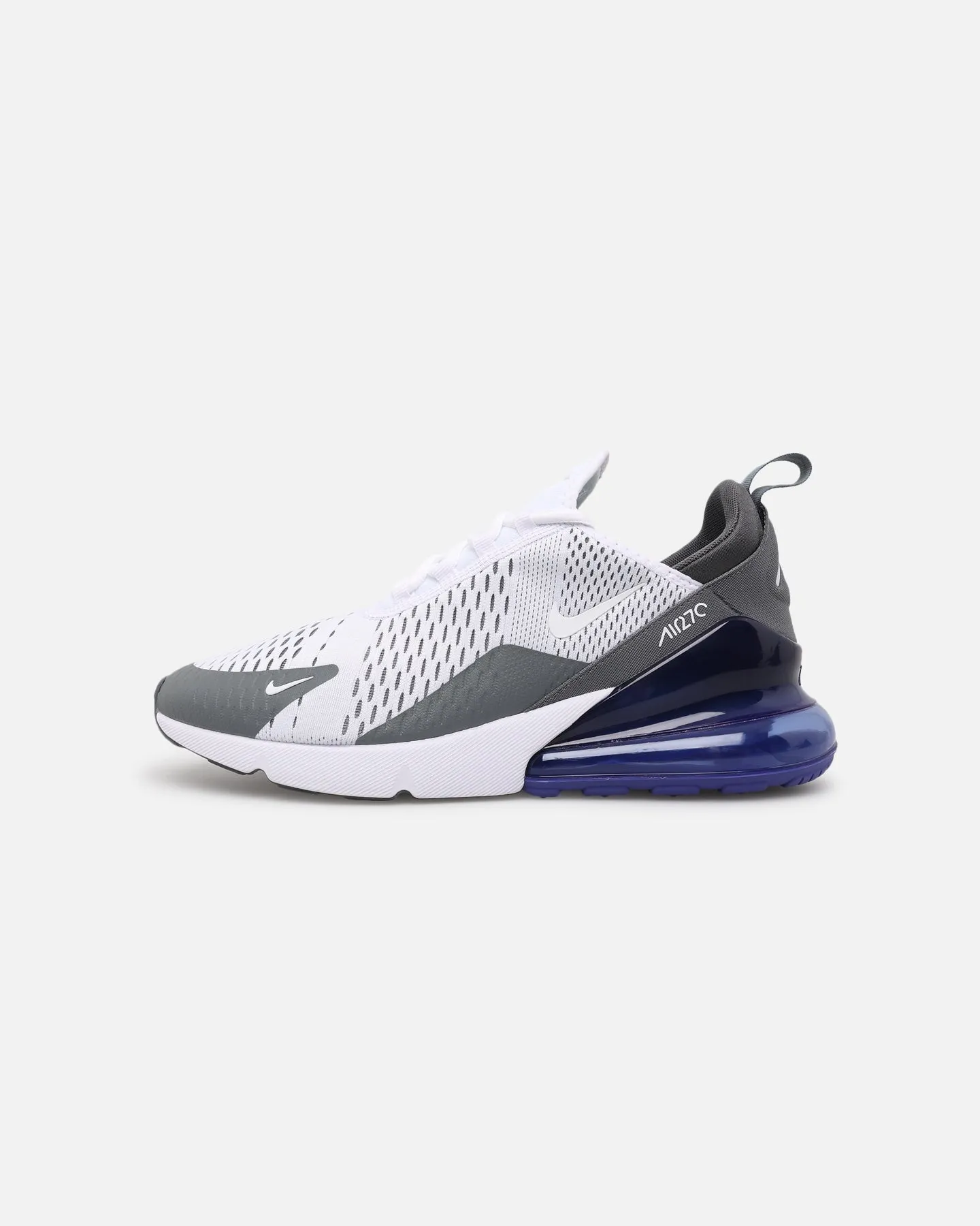 Nike Air Max 270 White/White Ankle Support Ventilation holes