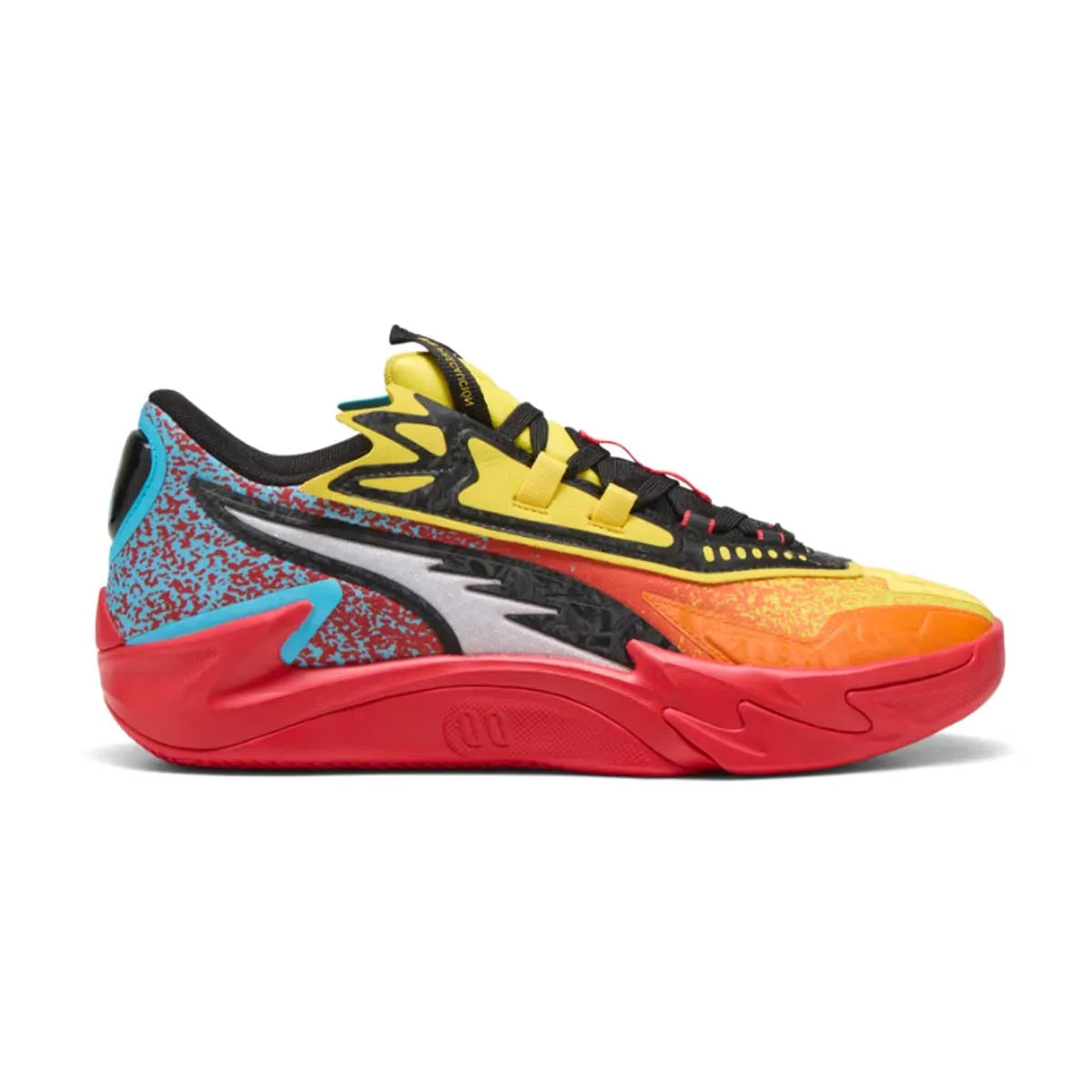 Comfort Fit Mid Top Scoot Zeros II Caution 'Rickie Orange Speed Yellow'