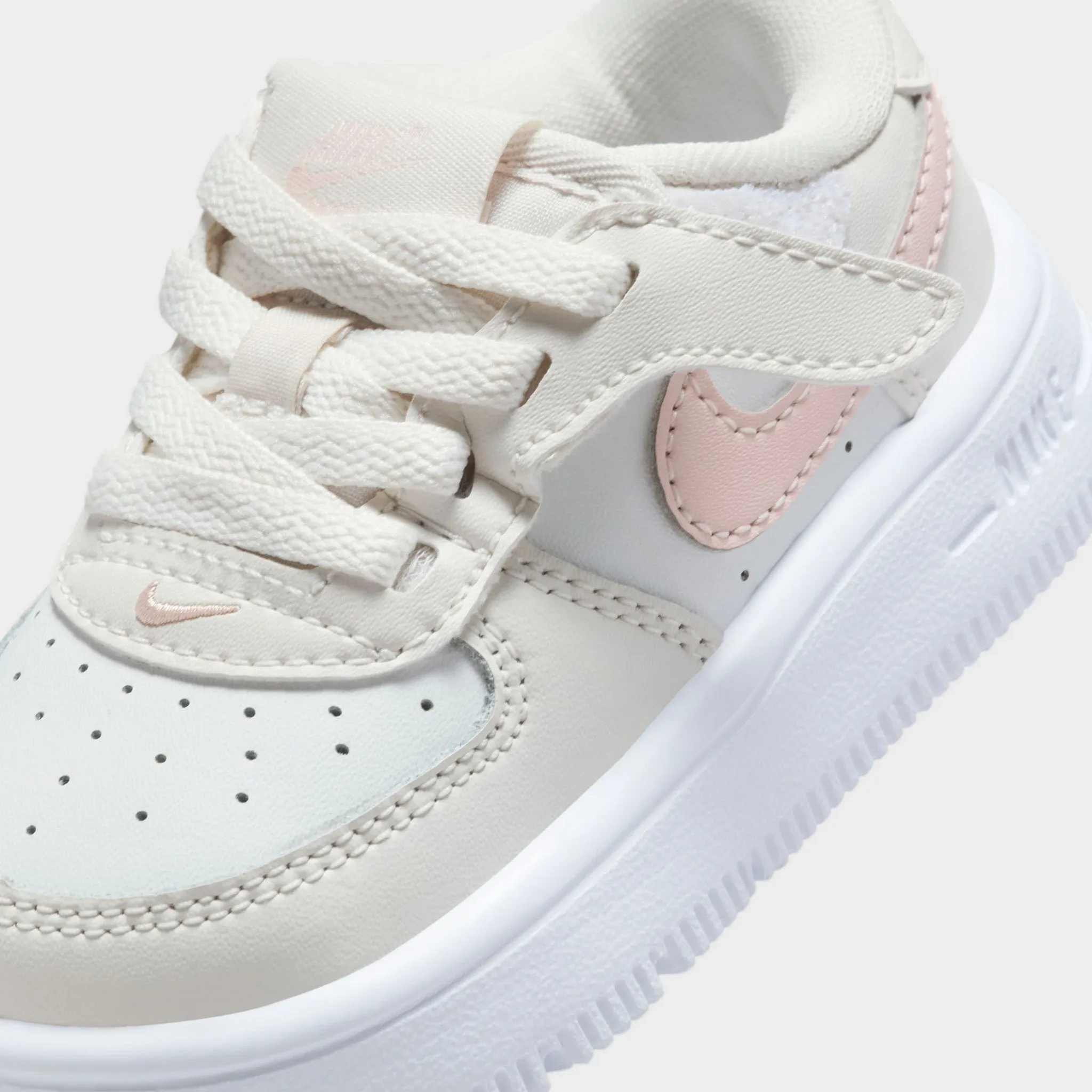 Synthetic Nike Air Force 1 Low EasyOn TD Phantom / Echo Pink - Summit White