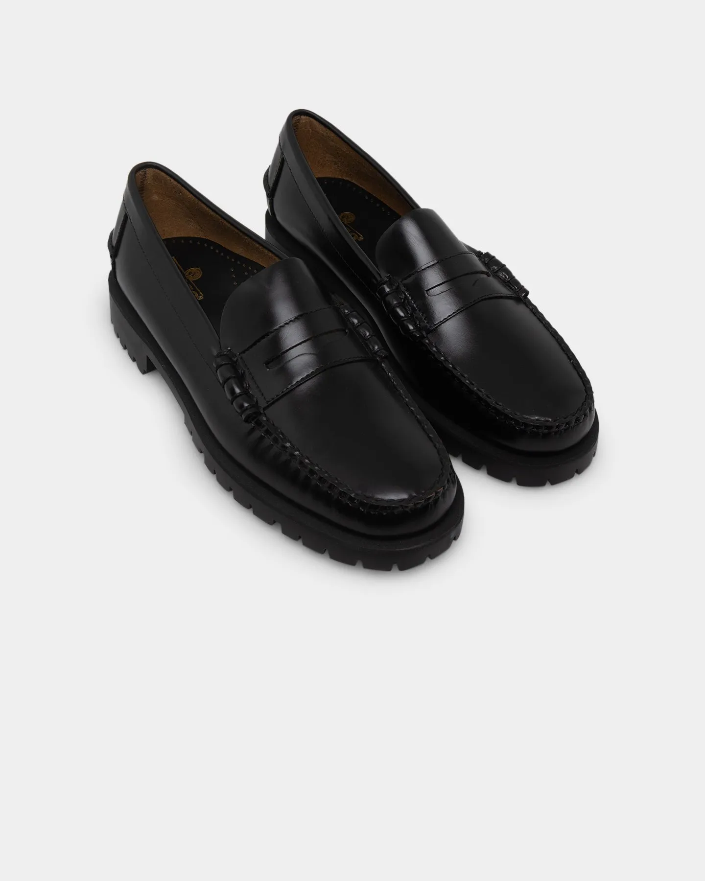 Sebago Dan Lug Black New York