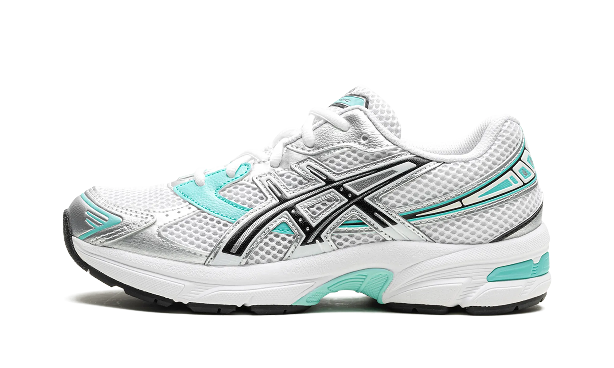 Gel-1130 GS "White Aqua" Well Fitted running on grass shoes