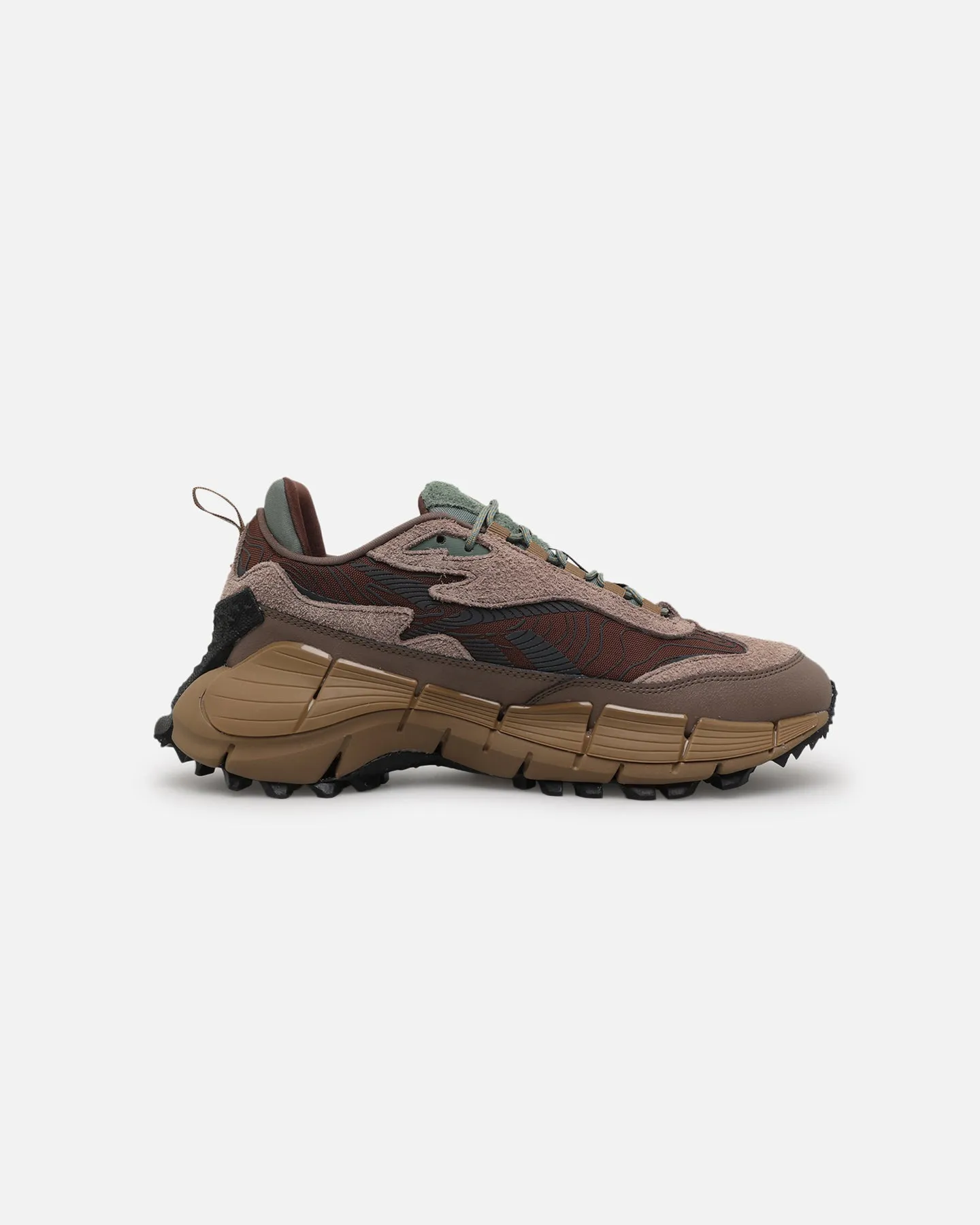 Reebok Zig Kinetica 2.5 Brown Business Mode Pool Ready