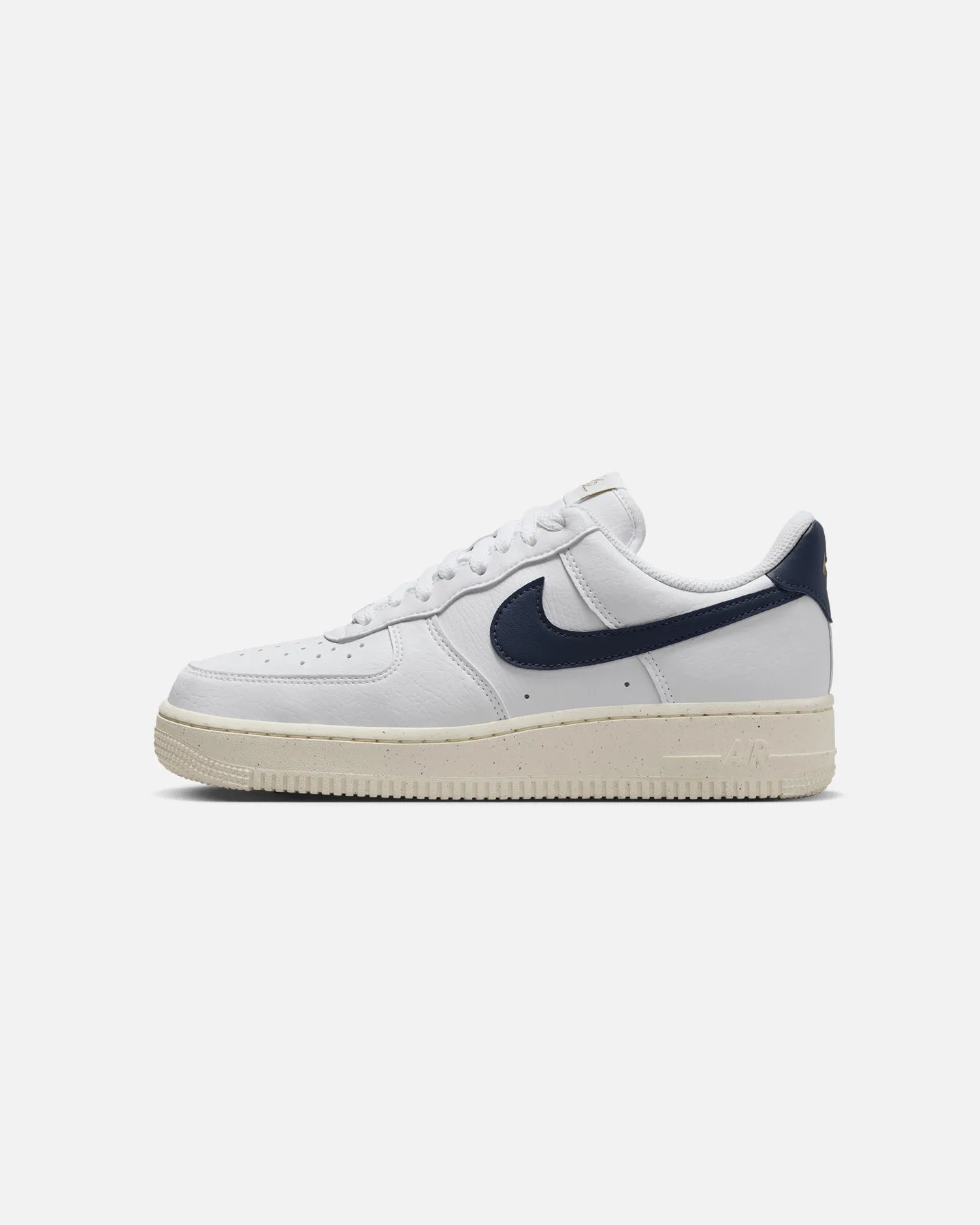 Nike Women's Air Force 1 '07 Next Nature White/Obsidian-Pale Ivory Fashion-Forward Non-marking sole