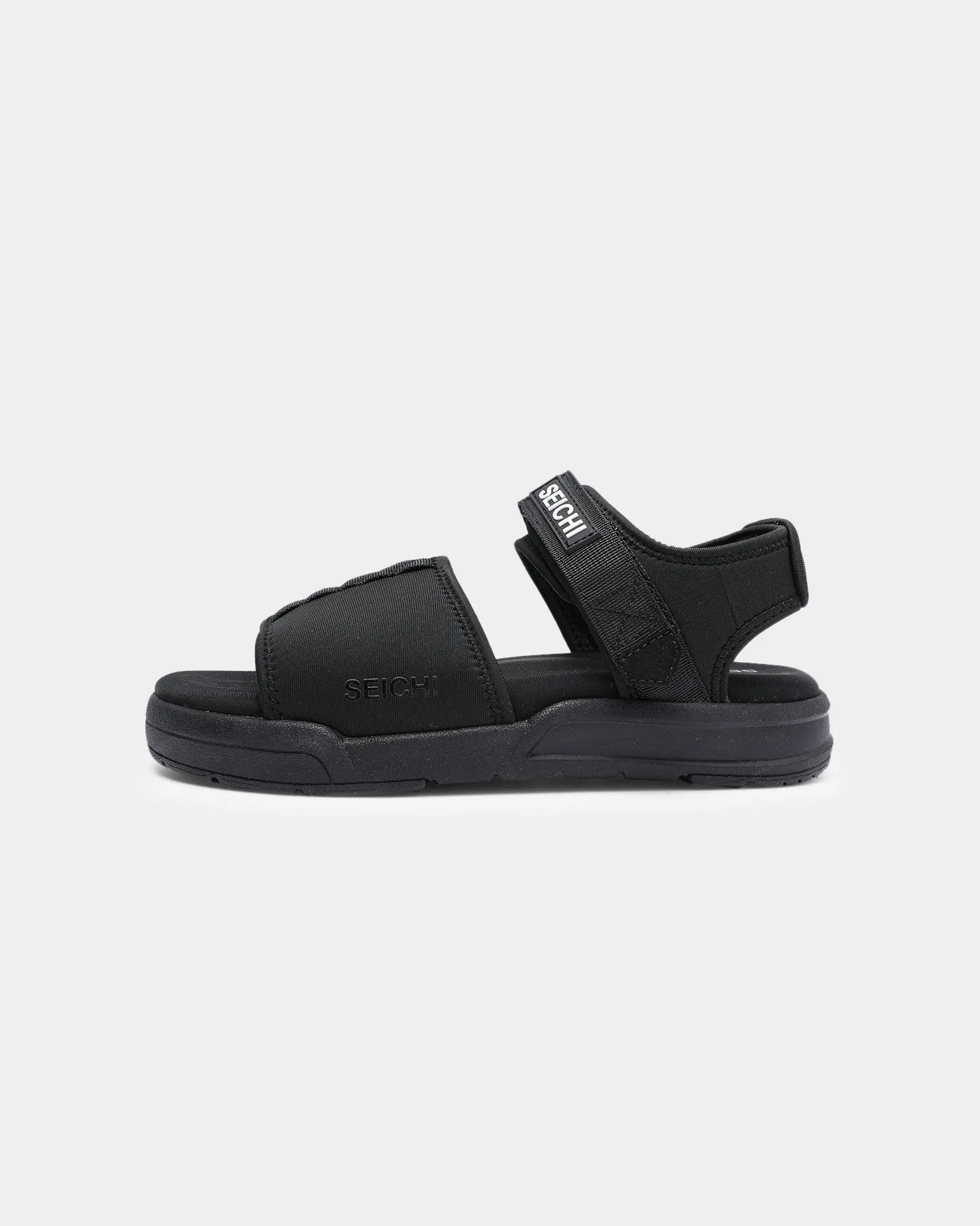Seichi Sandoru Sandal Black Silver Shine
