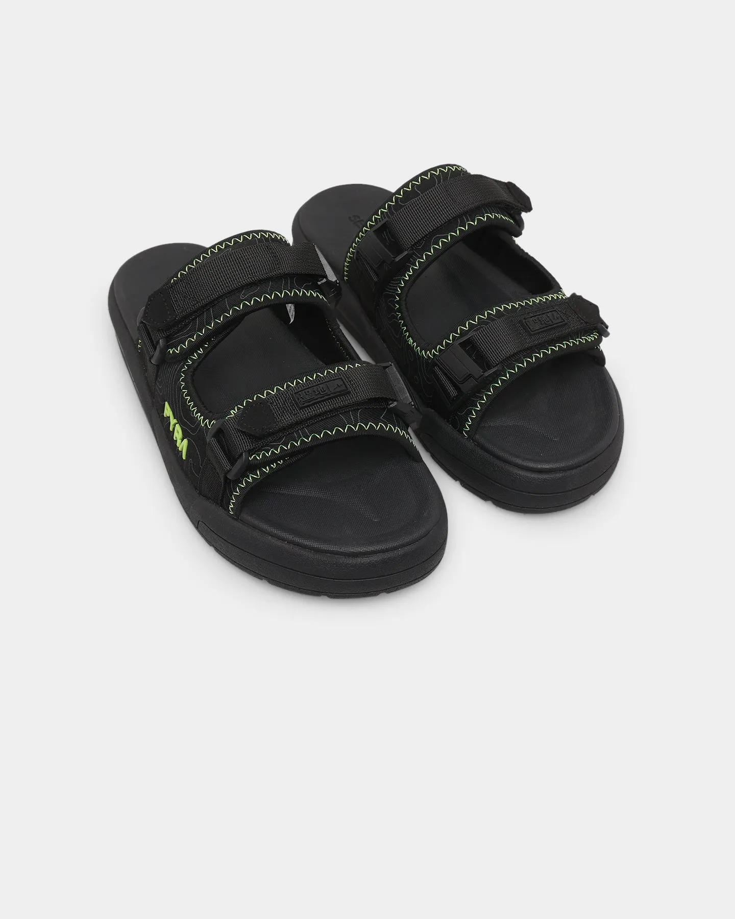 Nature Walk Seichi X PYRA Sandoru Ni Slides Black/Volt
