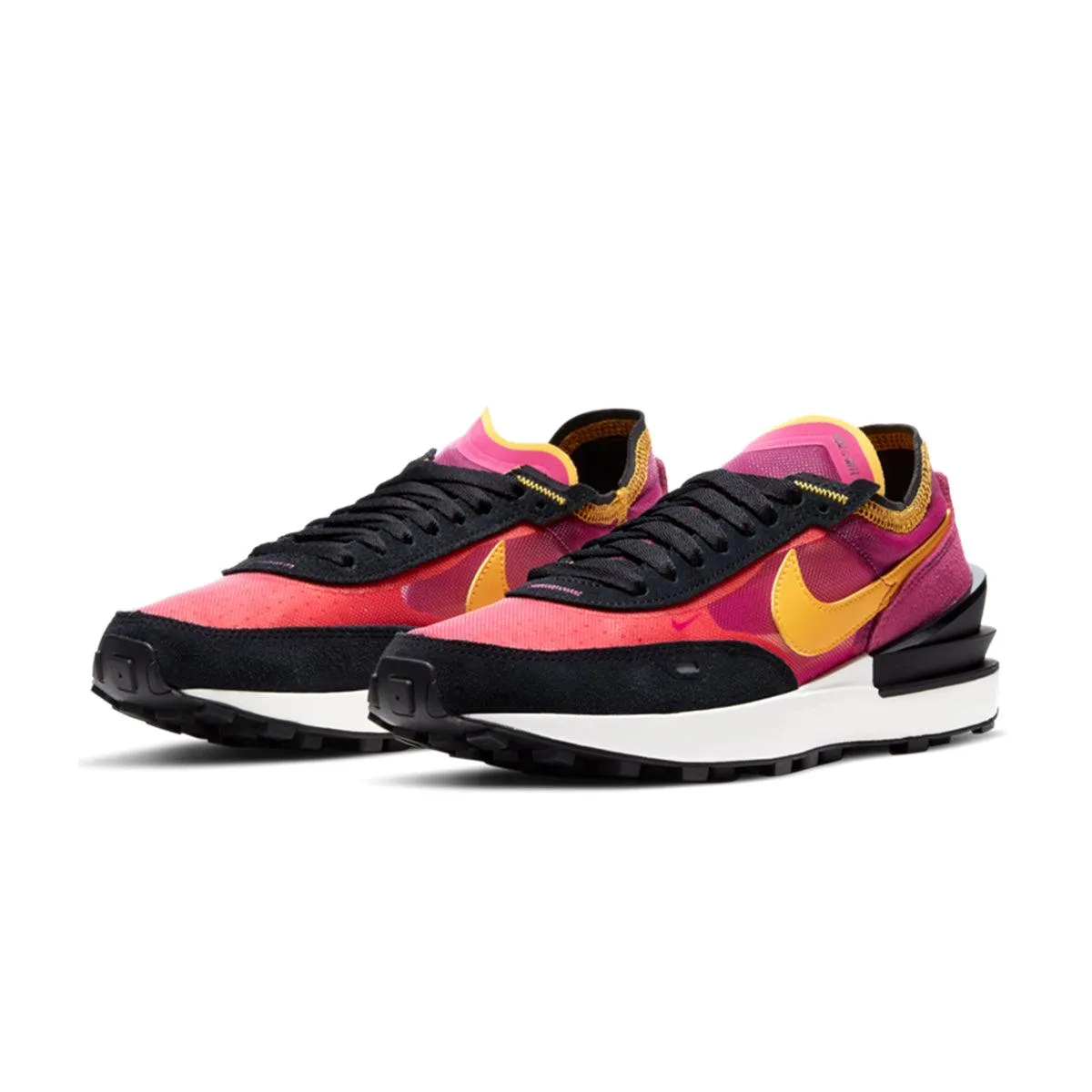 Layered cushioning Wmns Waffle One 'Active Fuchsia'