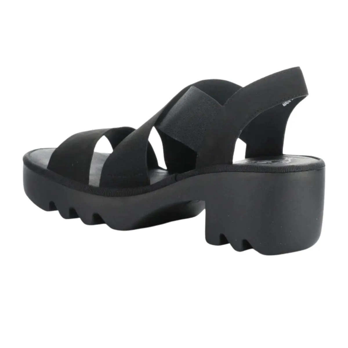 retro look Matte Edge Fly London Women's Taji Black Stretch
