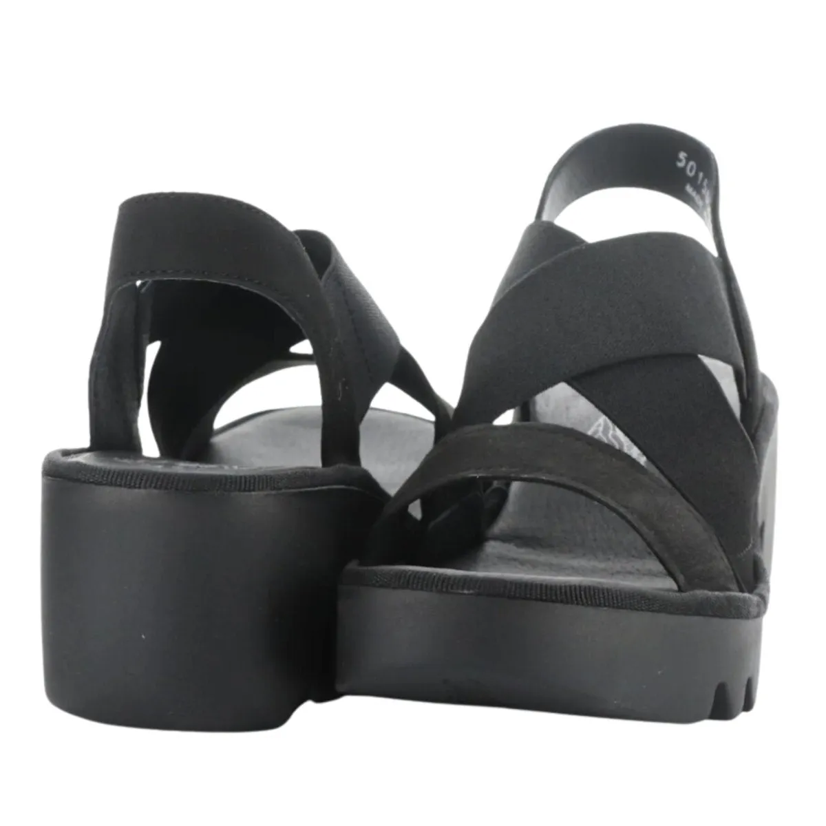 Smooth Surface Dance Fit Fly London Women's Taji Black Stretch