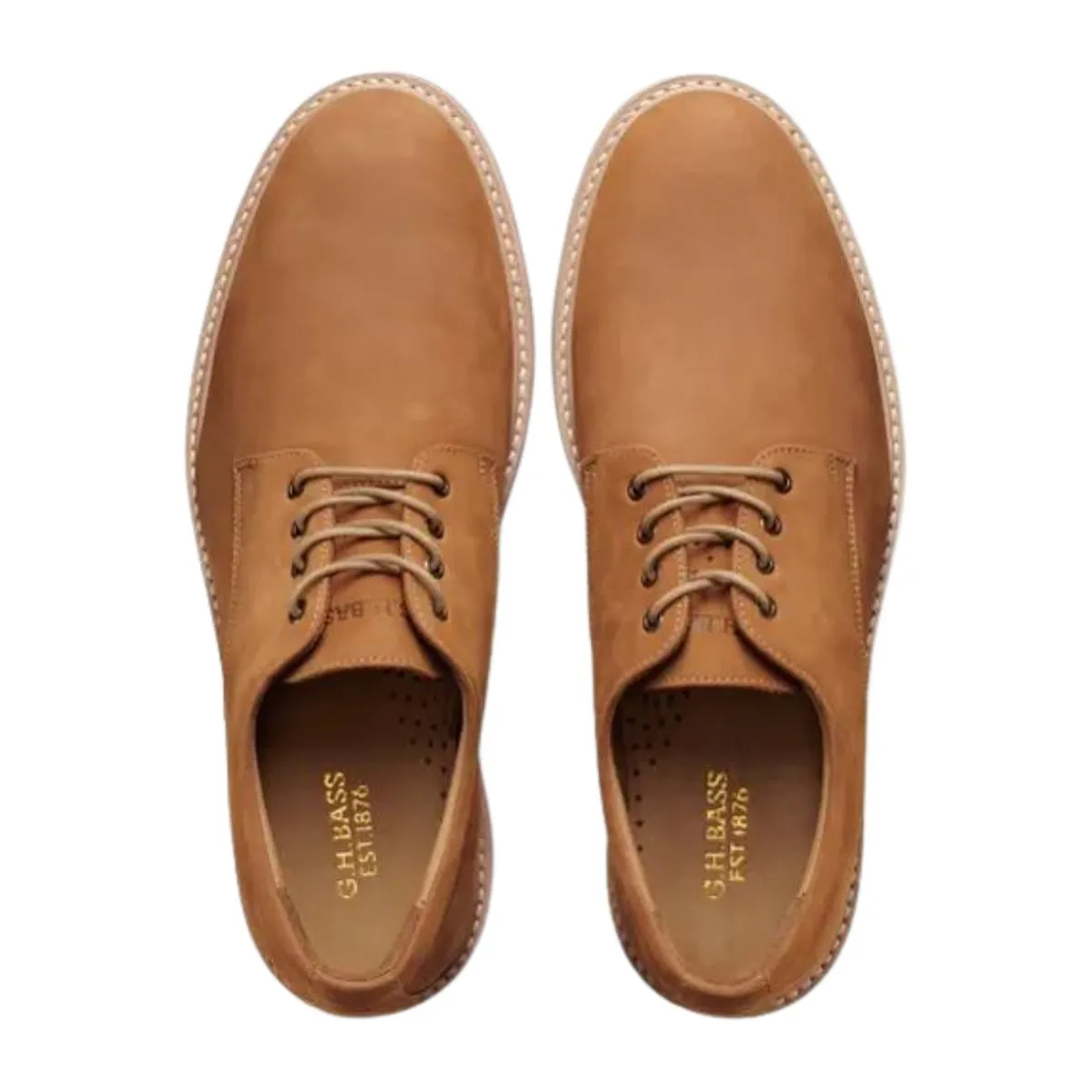 Trendy Style G.H. Bass Men's Pasadena Derby Tan Buc