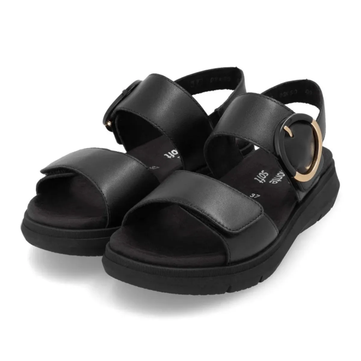 Prestige Mode Comfort Fit Rieker Women's D2K50-00 Jocelyn Black Leather