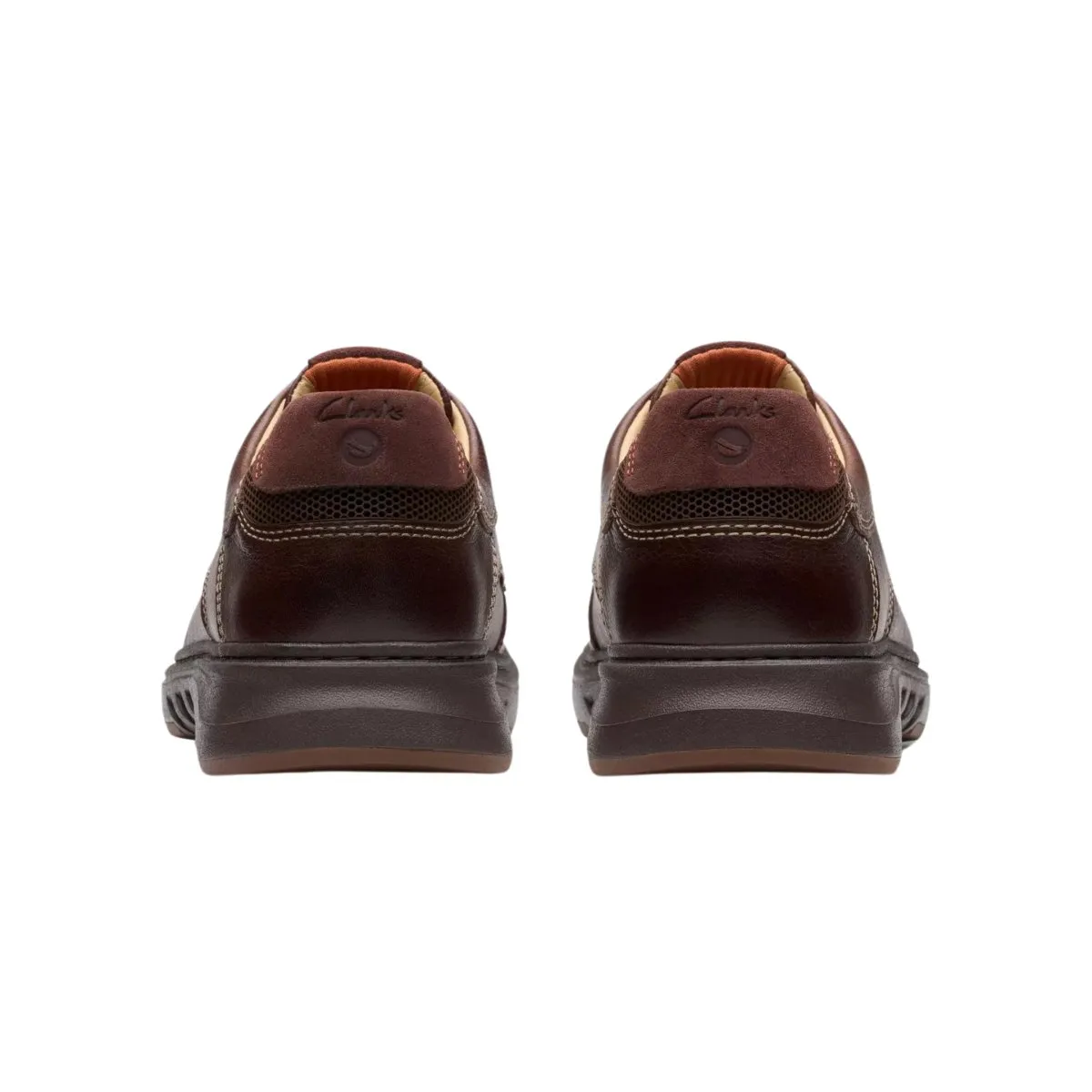 Classic Edge Clarks Men's Un Briley Lace Mahogany Leather