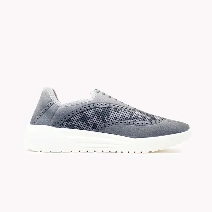 Mens Psudo Wing Tip in Grey Elite Look