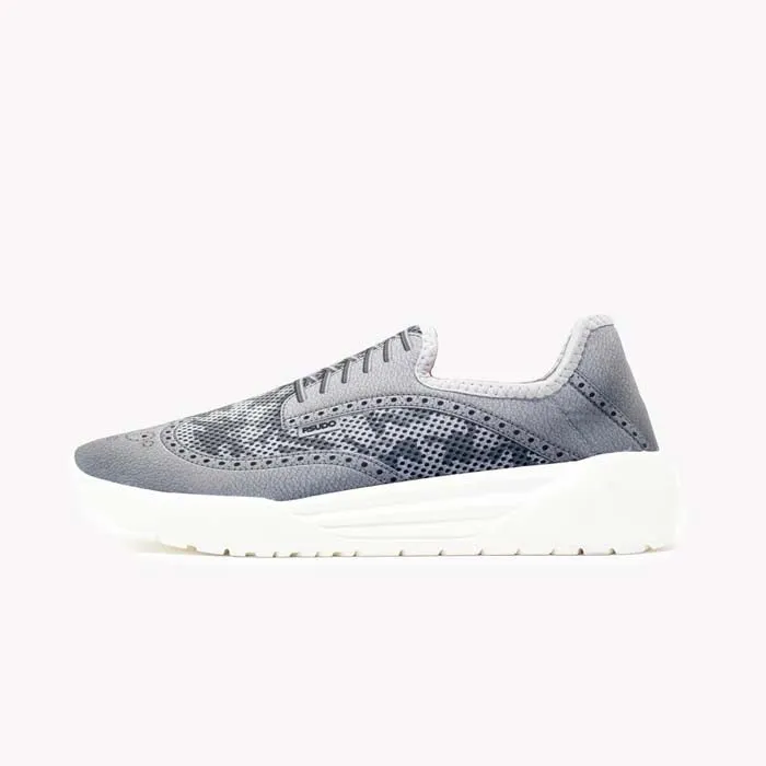 Mens Psudo Wing Tip in Grey Autumn Style