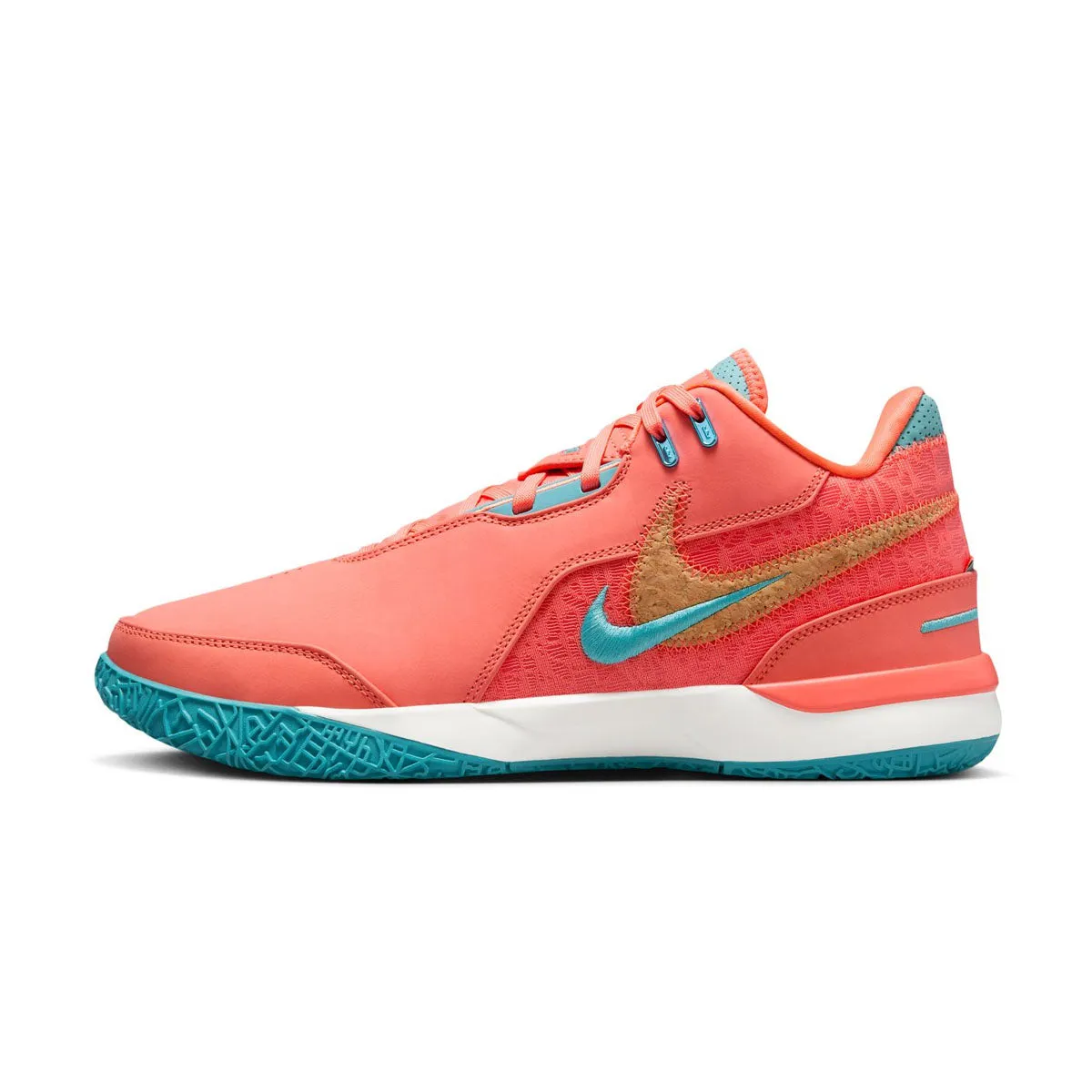 Zoom Lebron Next Gen AMPD EP 'Mineral Blue Light Wild Mango' Walking