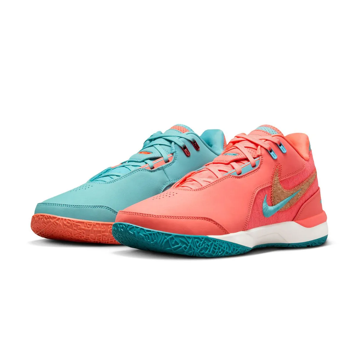 Zoom Lebron Next Gen AMPD EP 'Mineral Blue Light Wild Mango' Stable Step