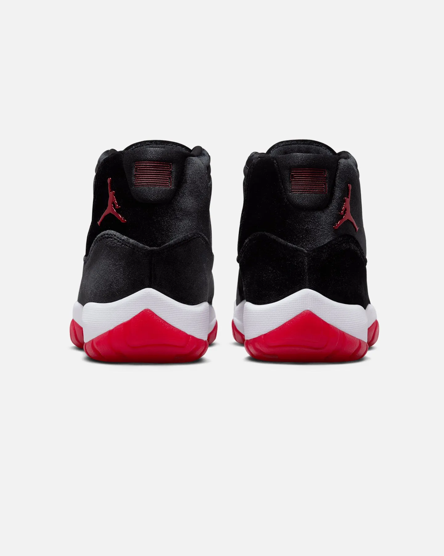 Bold colors Jordan Women's Air Jordan 11 Retro "Bred Velvet" Black/Gym Red