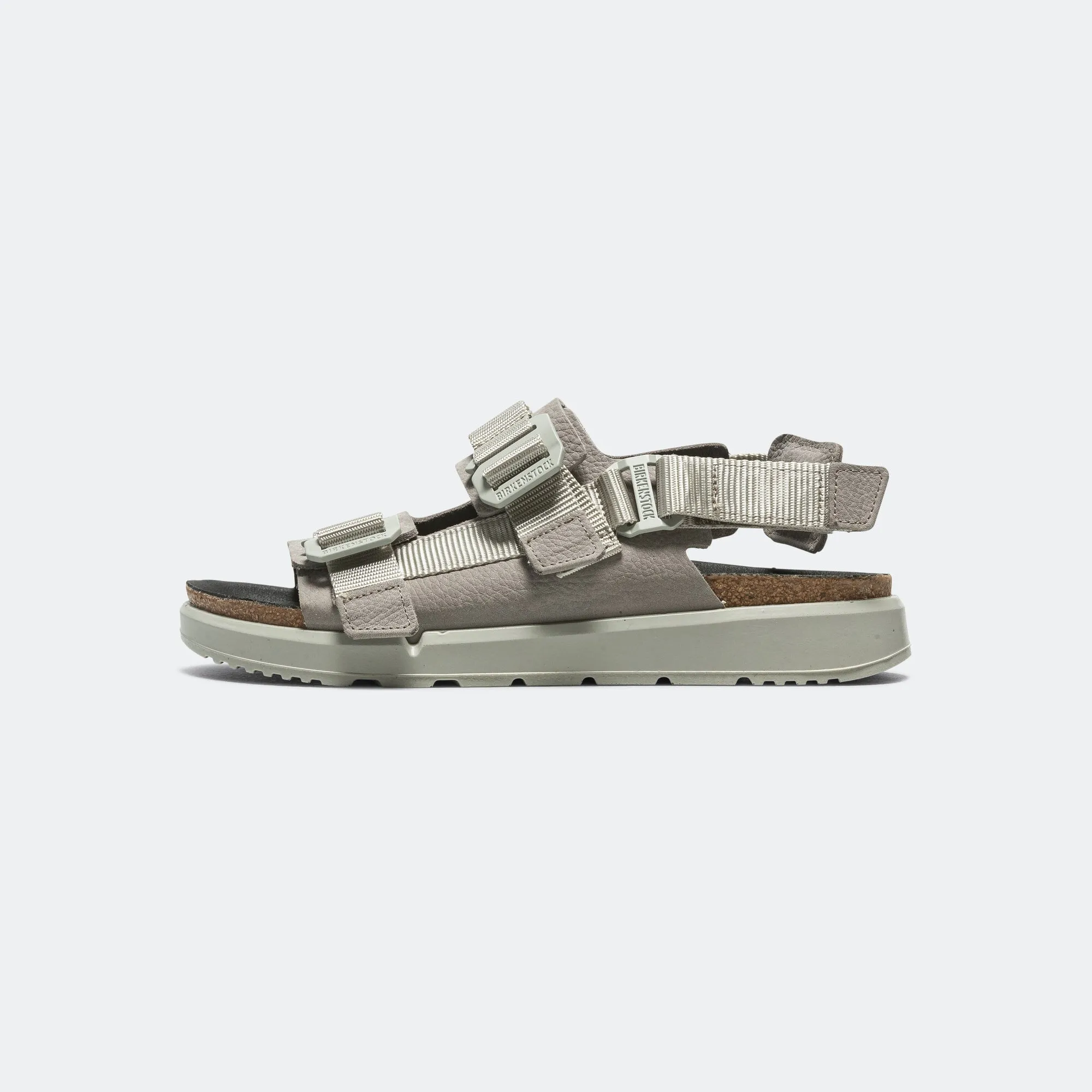 Summer Ready Flexible Flats Shinjuku - Mineral Grey Nubuck Leather/textile