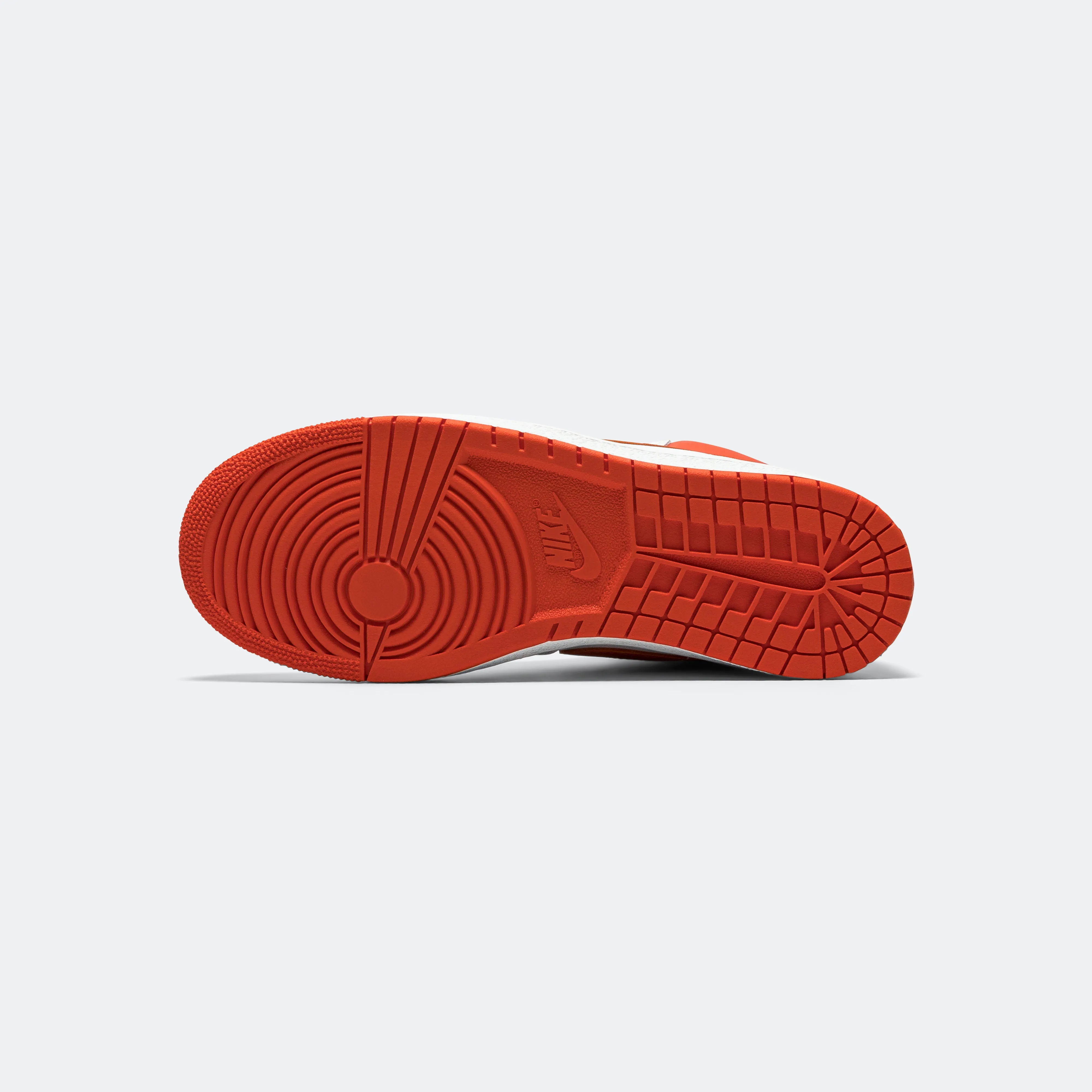 Air Ship PE SP - White/Team Orange-White Shock   Absorbing Midsole Impact Diffusing Structure