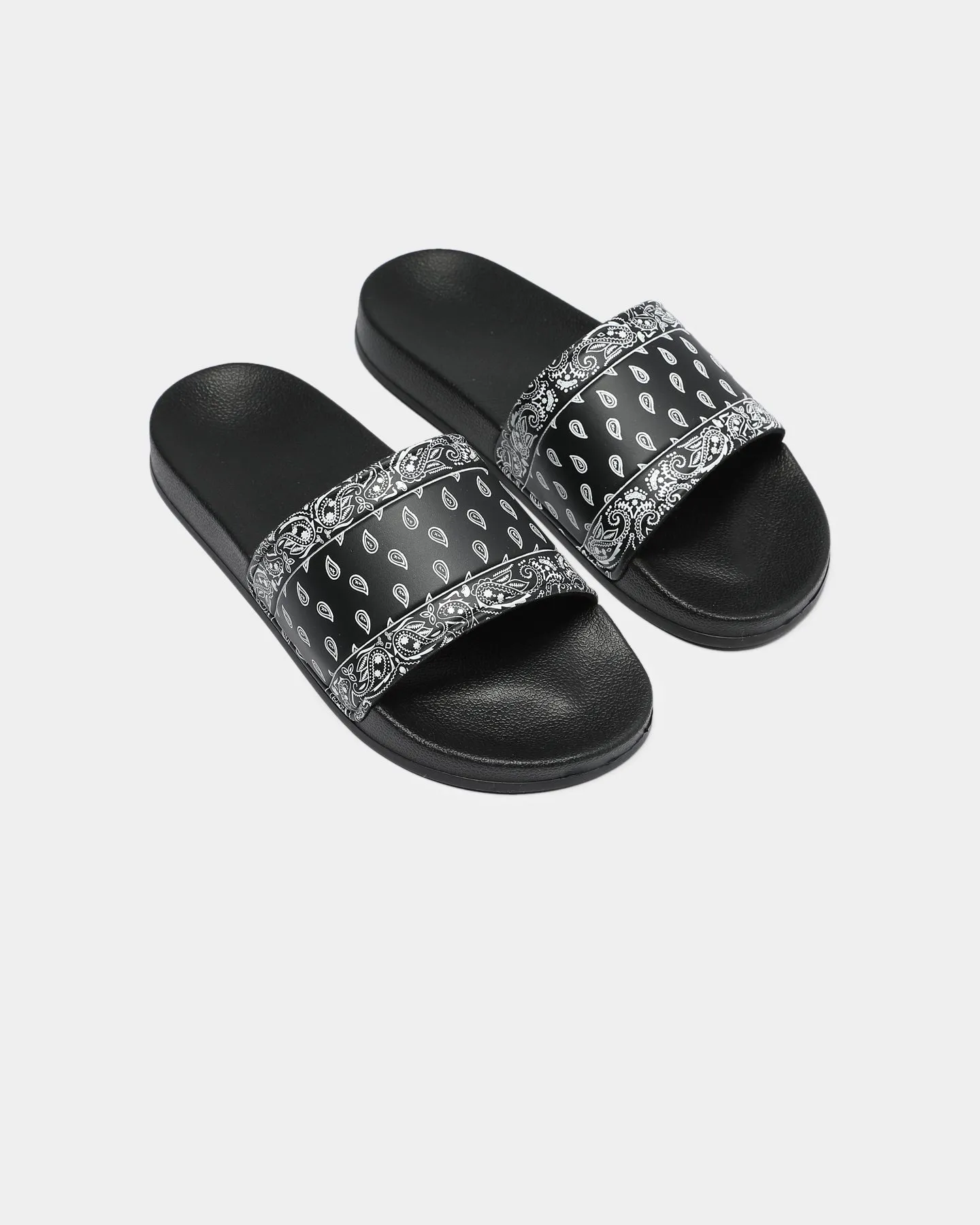 Smooth Soles Goat Crew Bandana Slide Black/White