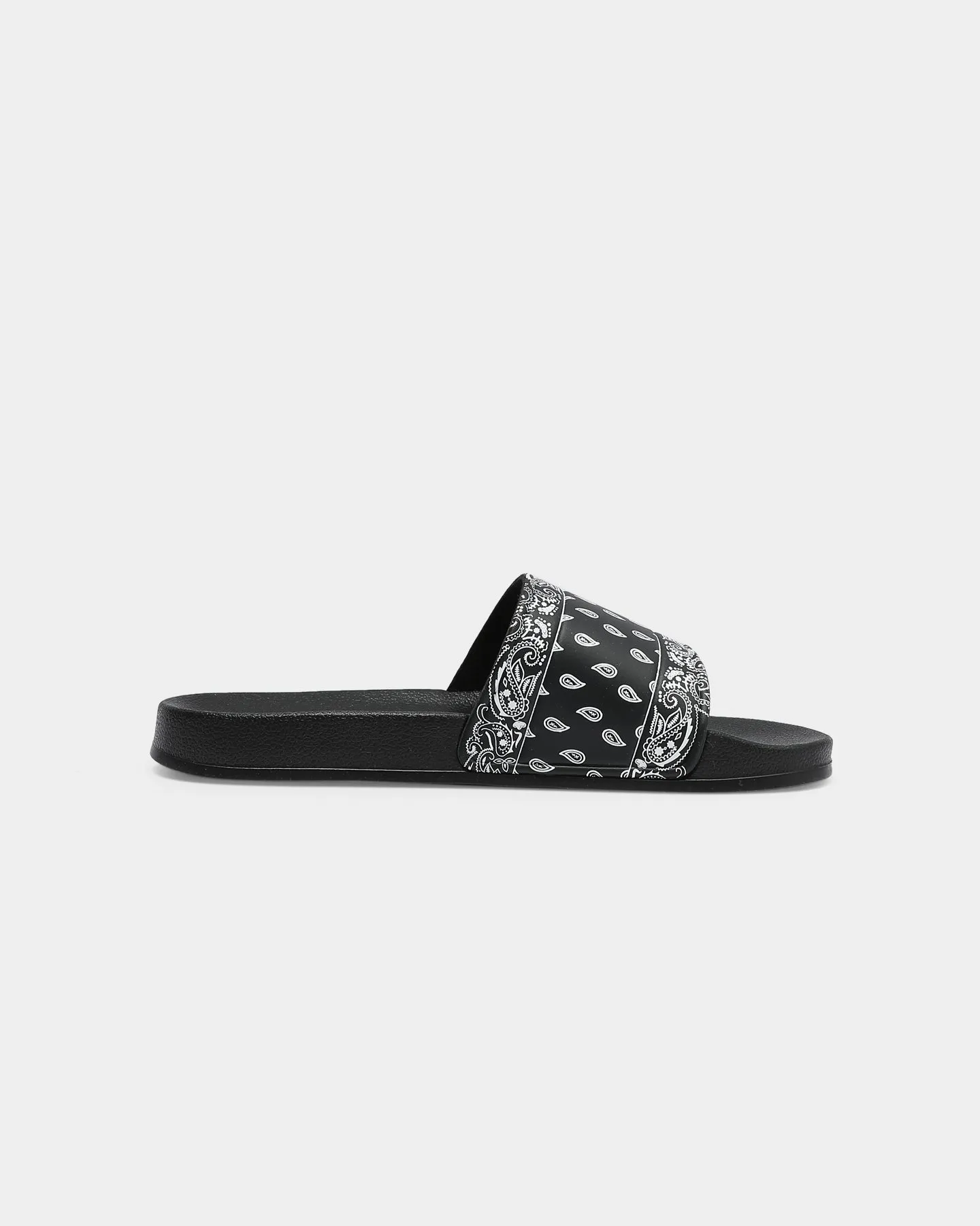 Queen Fit Height Plus Goat Crew Bandana Slide Black/White