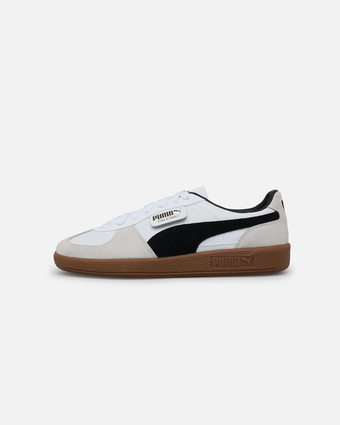 Green Core Nature Walk Puma Palermo Leather Sneakers Puma White