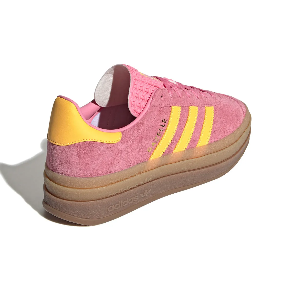 Wmns Gazelle Bold 'Bliss Pink Spark' Gray rewarding