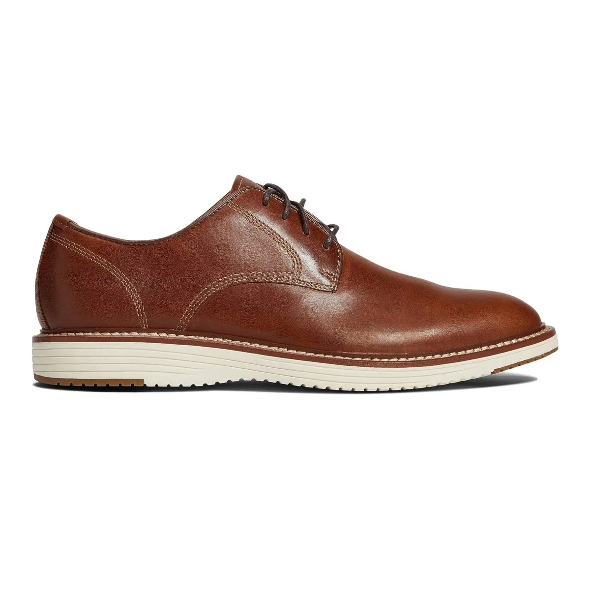 High-End Leather Stylish Comfort Johnston & Murphy Men's Upton Plain Toe Tan Full Grain