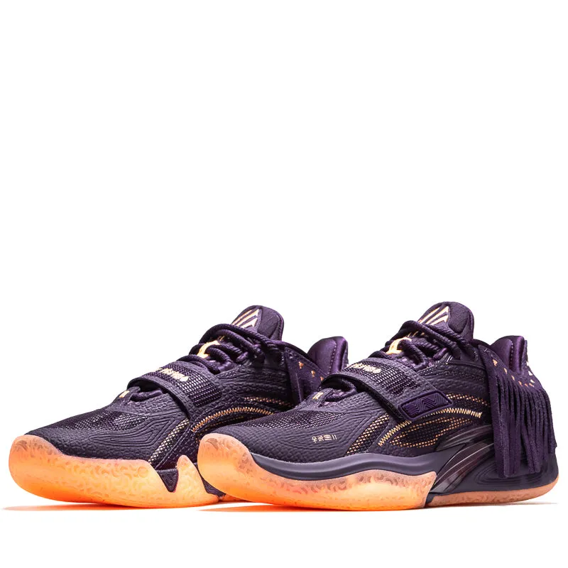 Anta Kai 1 'Chief H??l??' - Dark Purple/Light Orange Ergonomic Toe Box Enhanced Durability