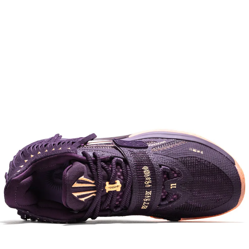 Anta Kai 1 'Chief H??l??' - Dark Purple/Light Orange Dynamic Fit Lacing Lightweight Comfort