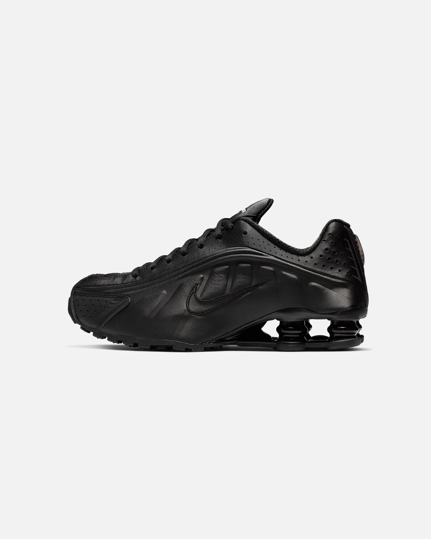 All-day Comfort Nike Women's Shox R4 "Black" Black/Black