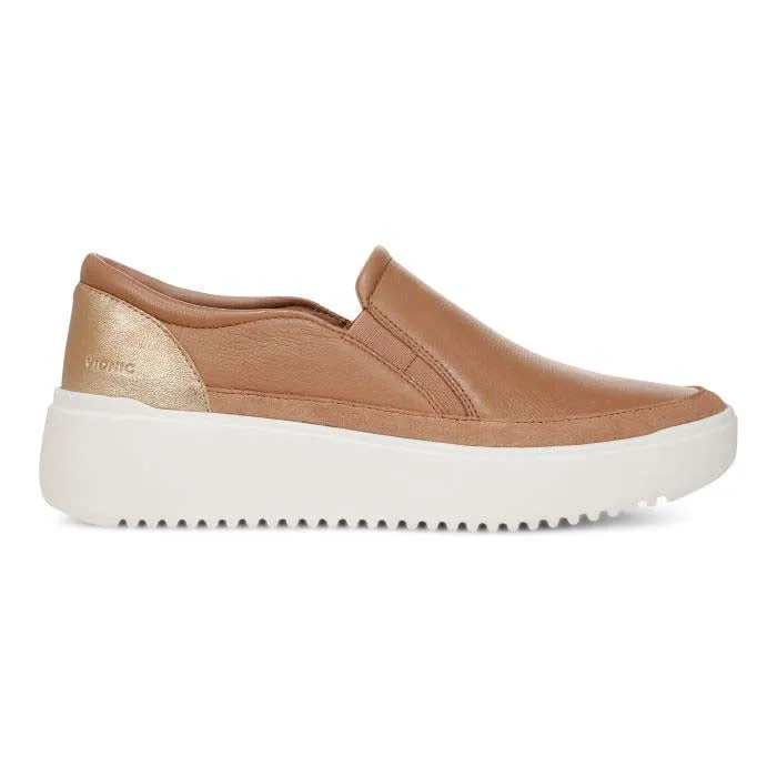 Womens Vionic Kearny in Macaroon Brown Flexible Fit