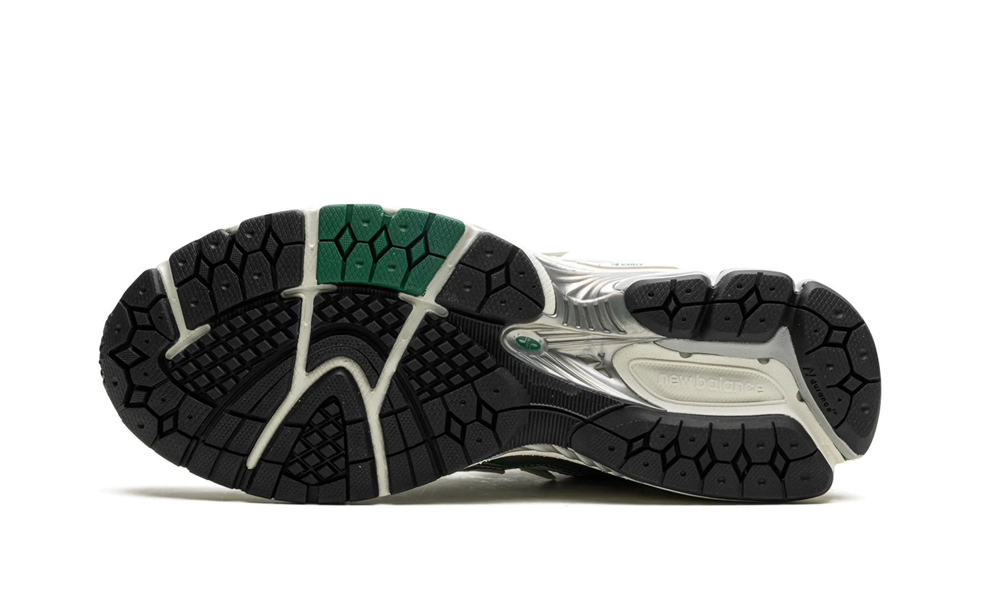 1906R "White Silver Green" foot - power running shoes