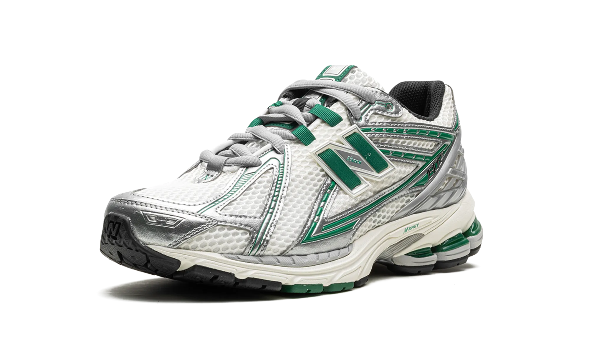 1906R "White Silver Green" stability shoes