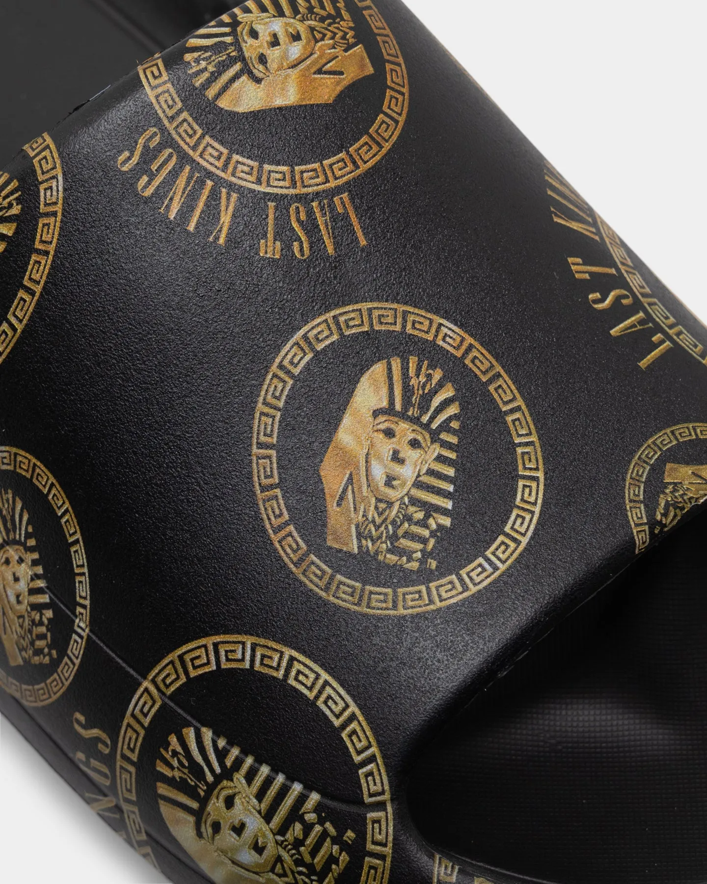 Last Kings Gold Tut Slide Black/Gold Gel Soft