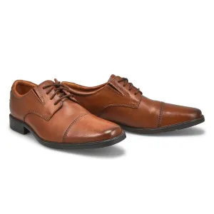 Slip-on boots Clarks Tilden Cap Dark Tan Leather Shoes - 26130096
