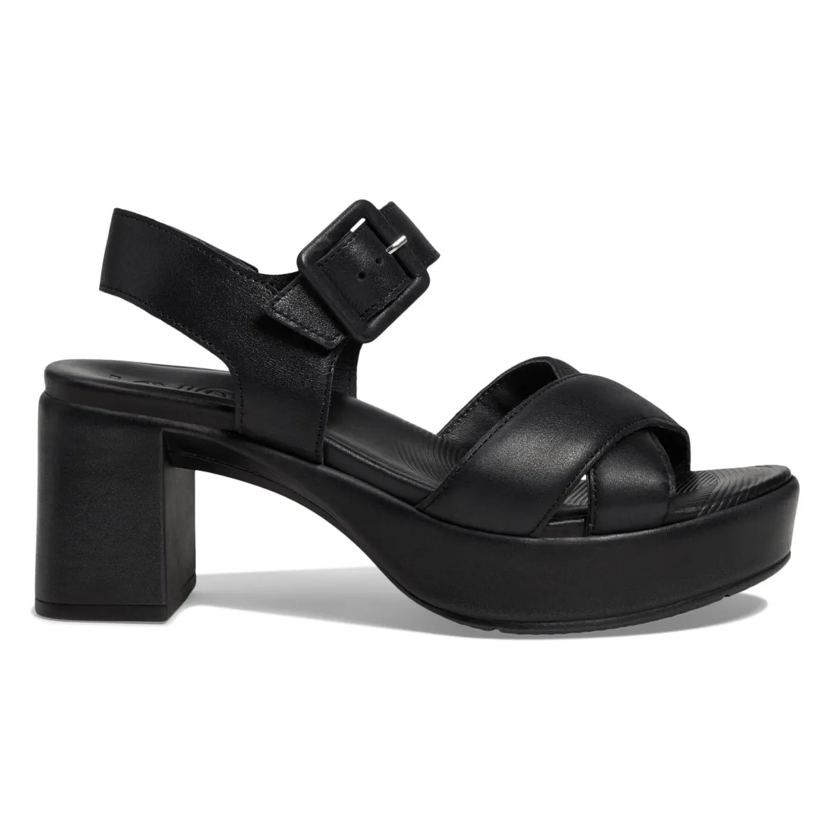 Naot Women's Elite Shiny Black Leather Comfortable Wear Rich Color