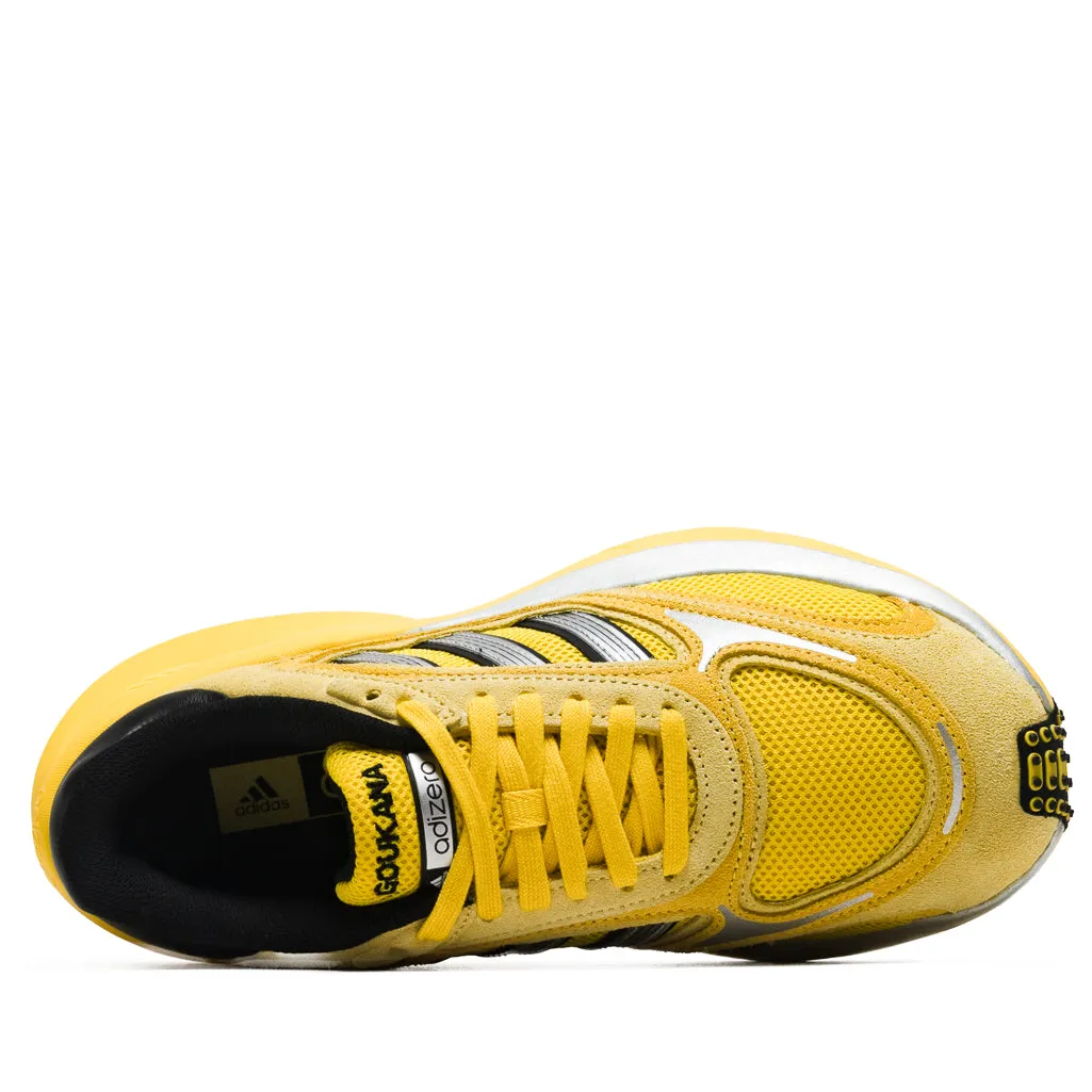 Adidas Adizero Goukana - Yellow/Light Yellow Soccer Field