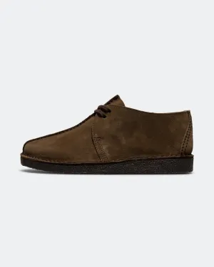 Desert Trek - Brown Suede Flat Knit Texture